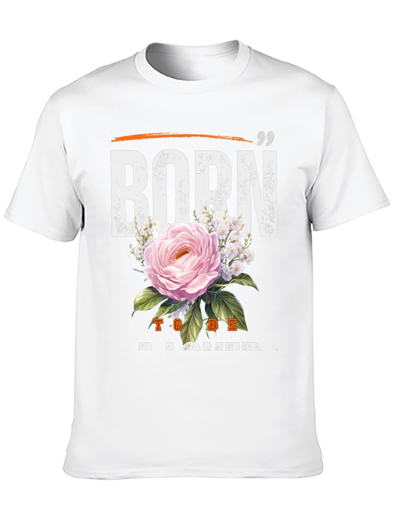 Born to Be Loved Black Graphic Tee