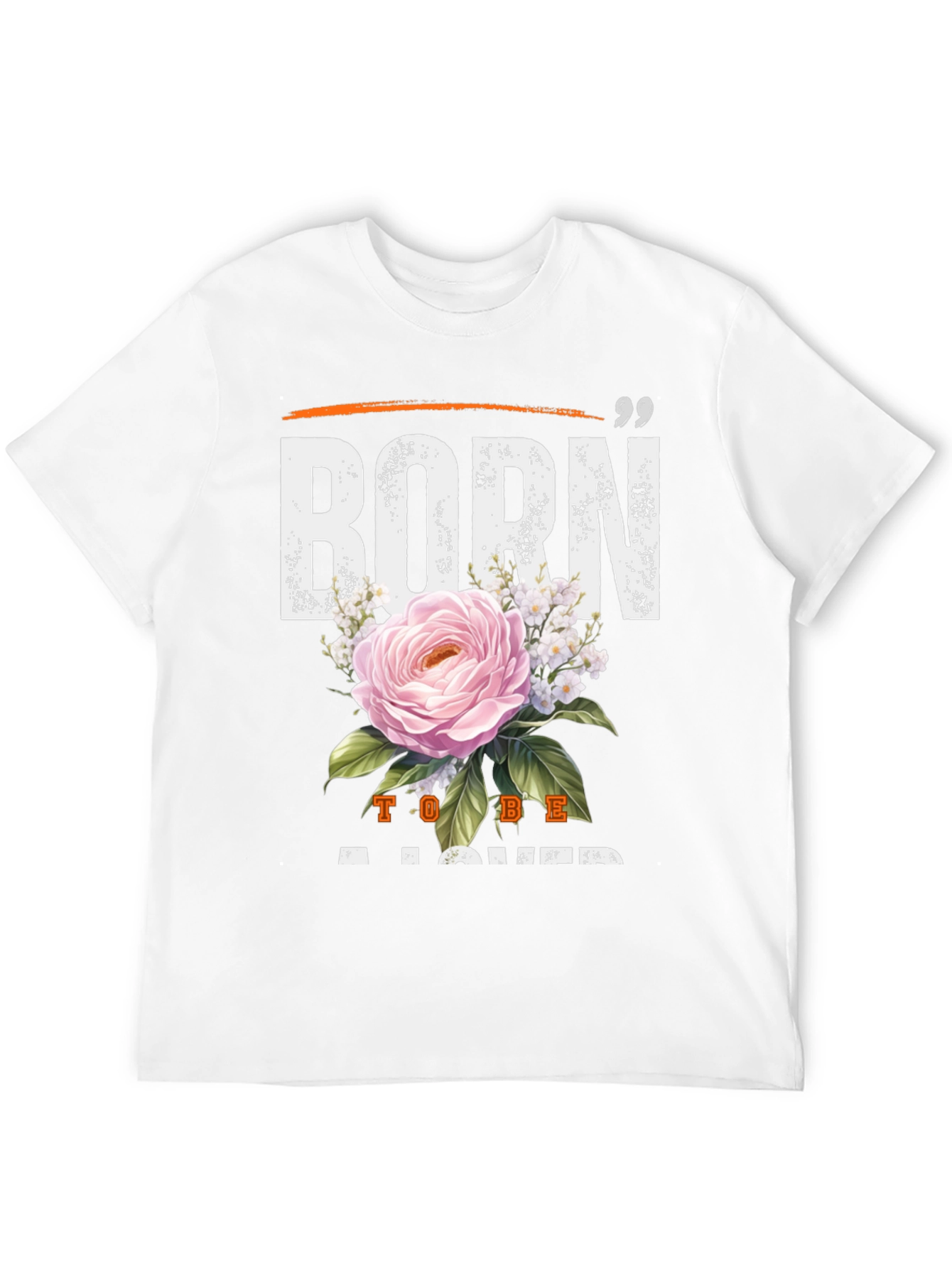 Born to Be Loved Black Graphic Tee