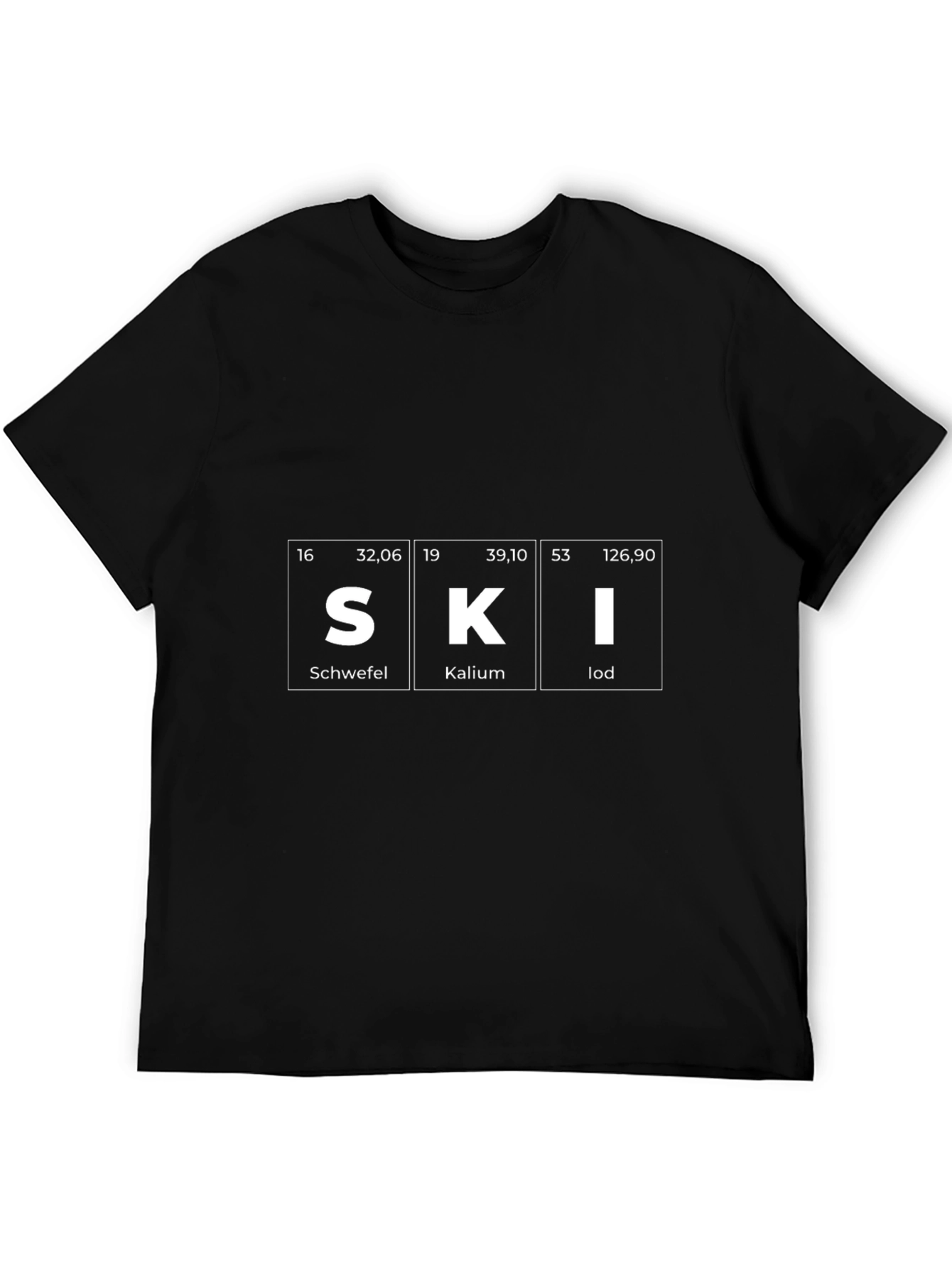 SKI Periodic Table T-Shirt - Black