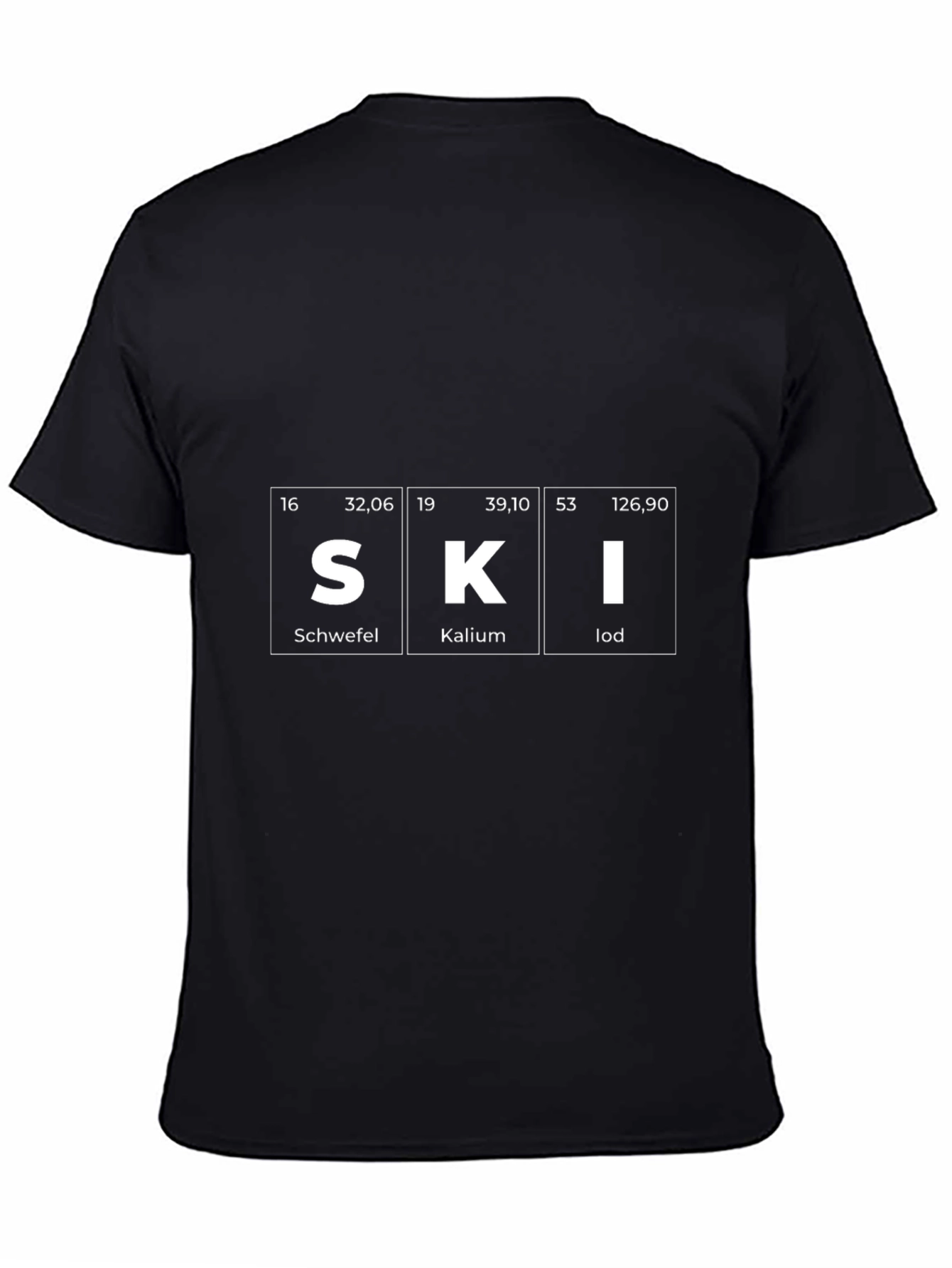 SKI Periodic Table T-Shirt - Black