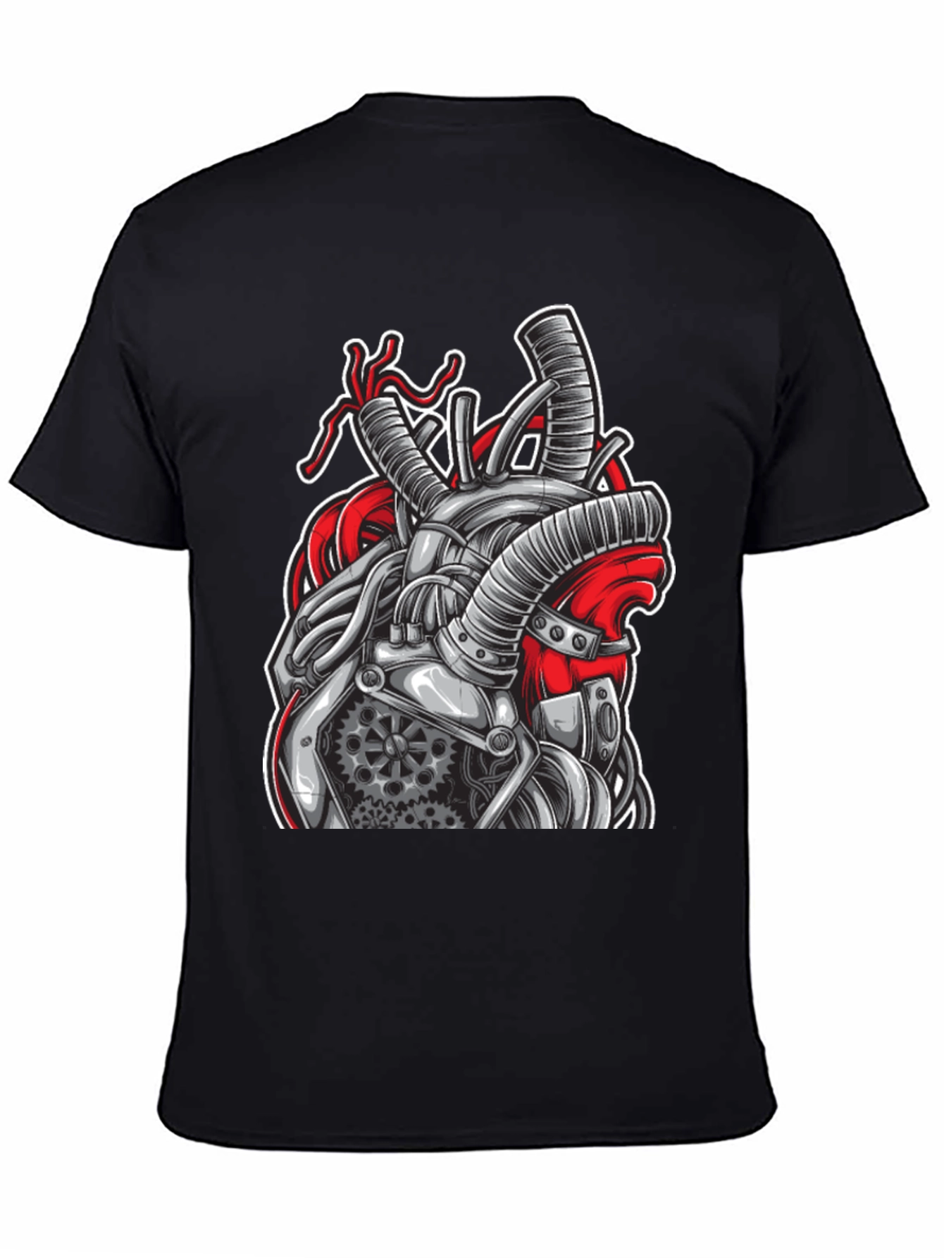Steampunk Heart T-Shirt - Mechanical Anatomical Design