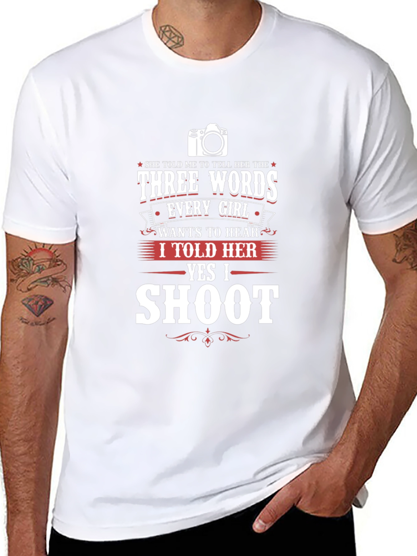Funny Photographer T-Shirt - Say Yes to Shoot