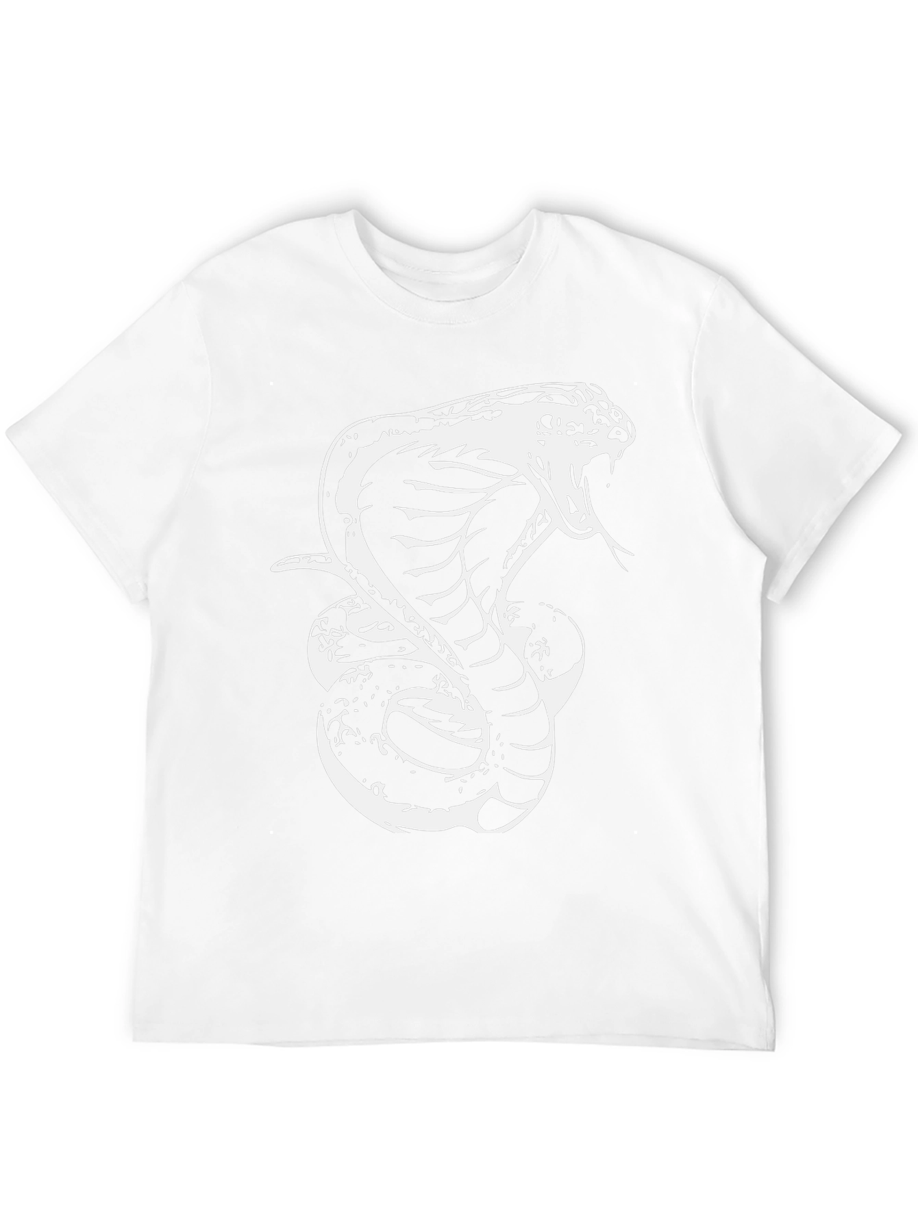 Cobra Graphic Tee - Black Snake Design