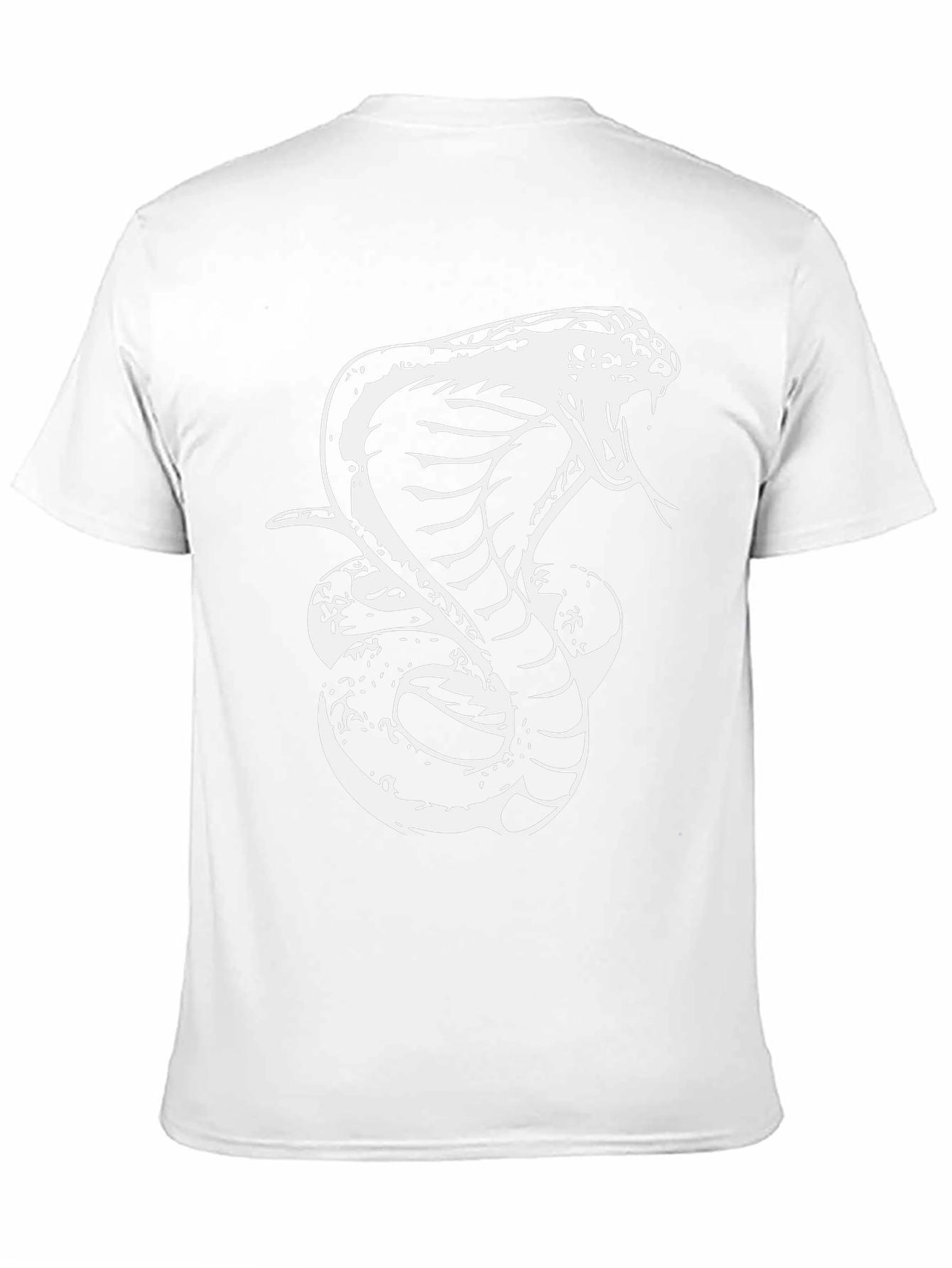 Cobra Graphic Tee - Black Snake Design