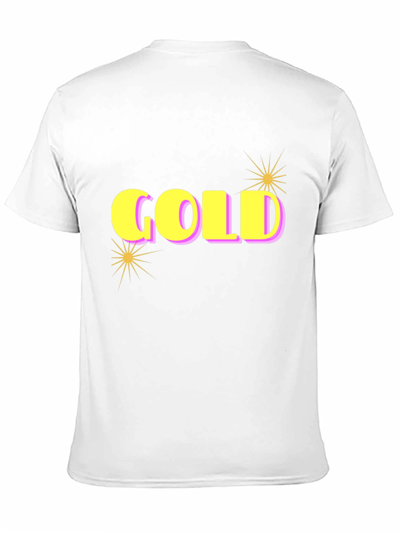 GOLD Graphic Print Tee - Stylish Black Cotton T-Shirt
