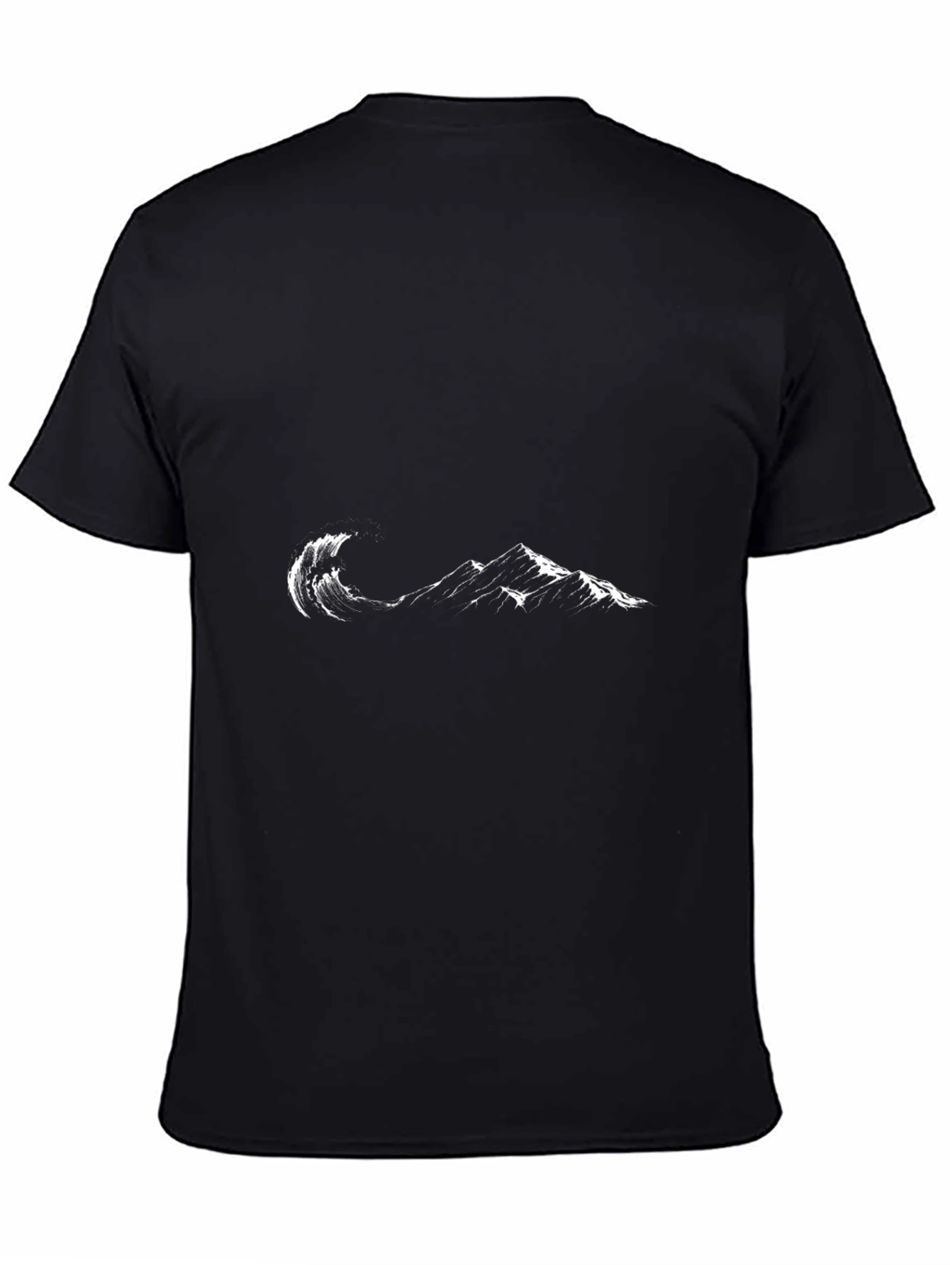 Black Wave Mountain Graphic Tee