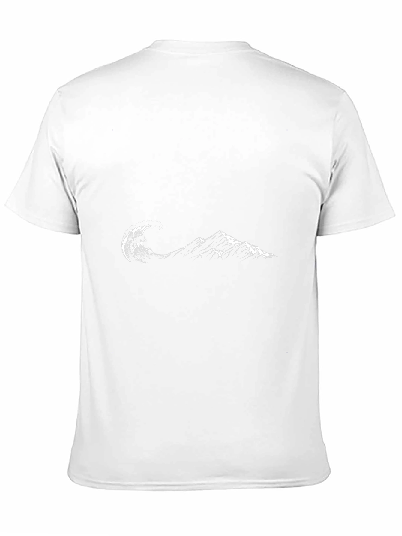 Black Wave Mountain Graphic Tee