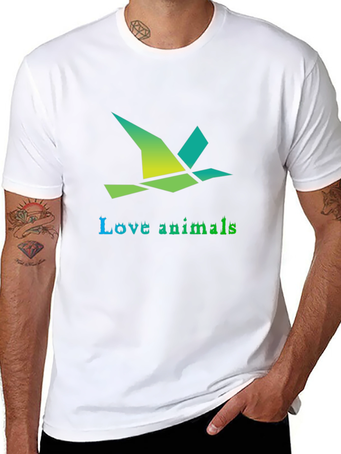 Love Animals Graphic T-Shirt