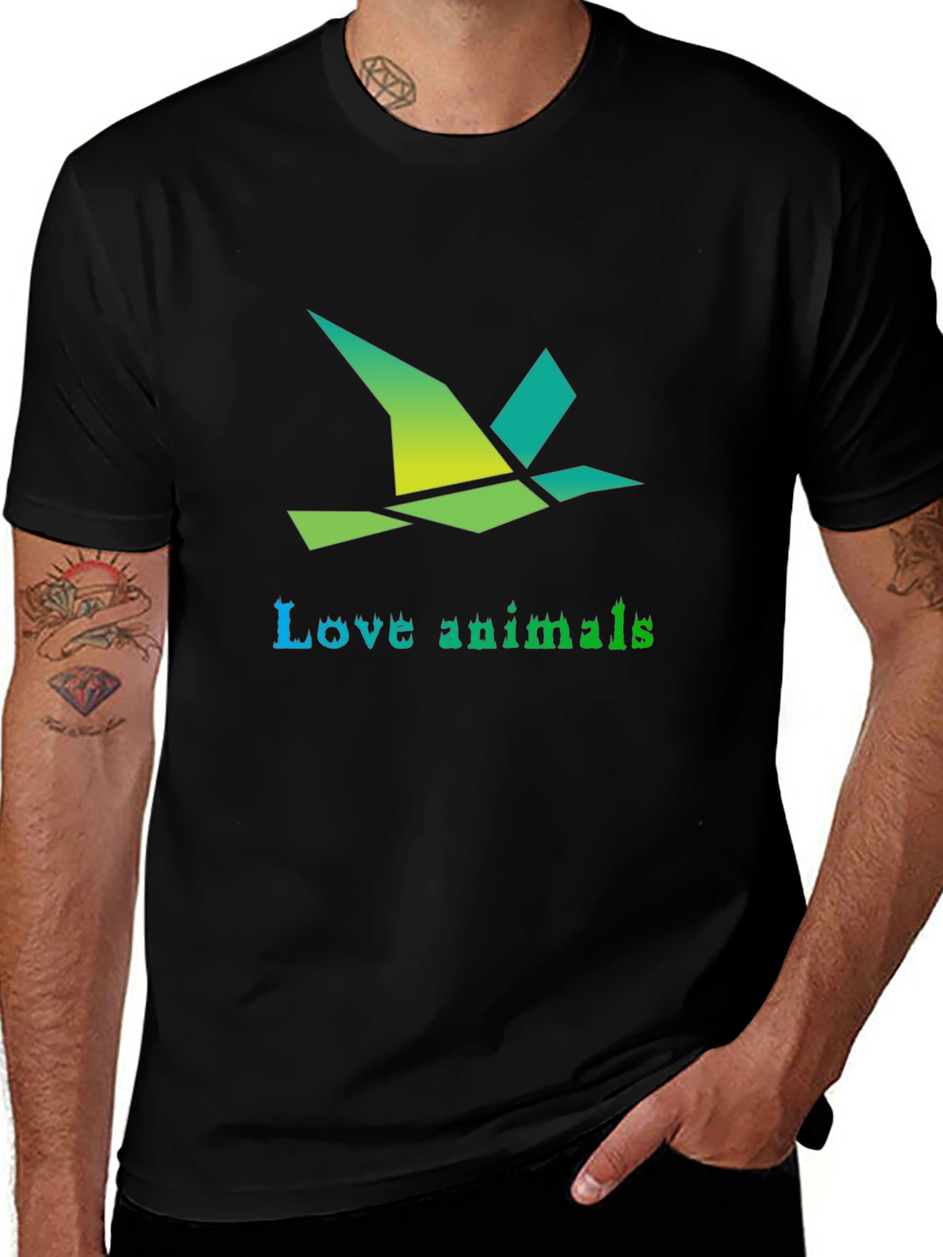 Love Animals Graphic T-Shirt