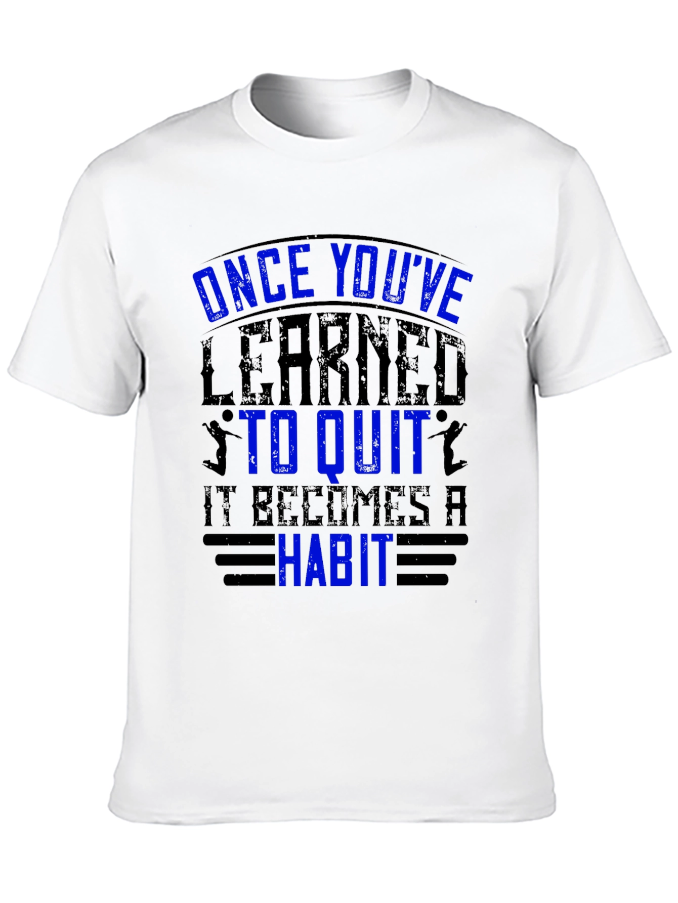 Mens Black T-Shirt - Motivational Quote