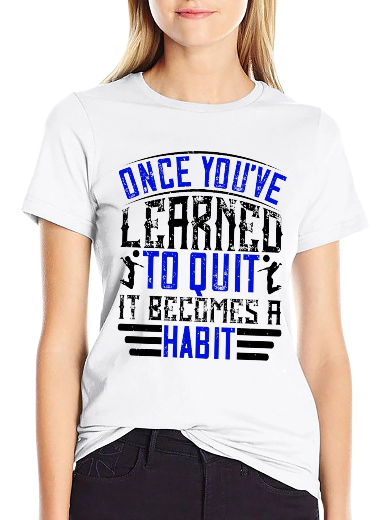 Mens Black T-Shirt - Motivational Quote