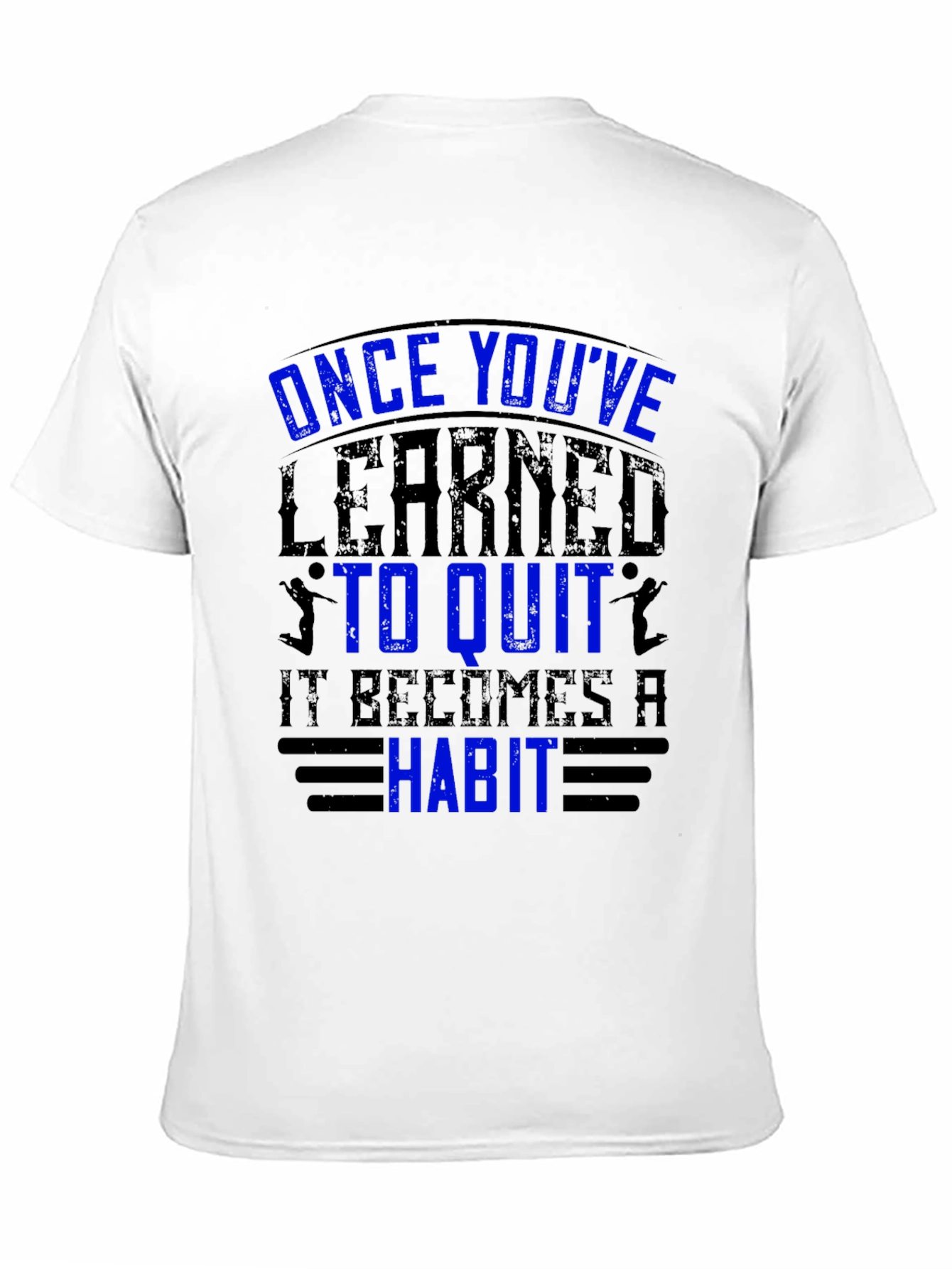 Mens Black T-Shirt - Motivational Quote