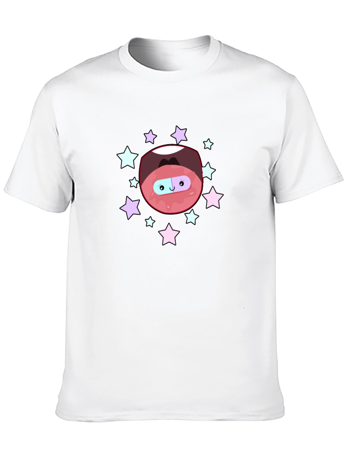 Cartoon Mouth Pill T-Shirt