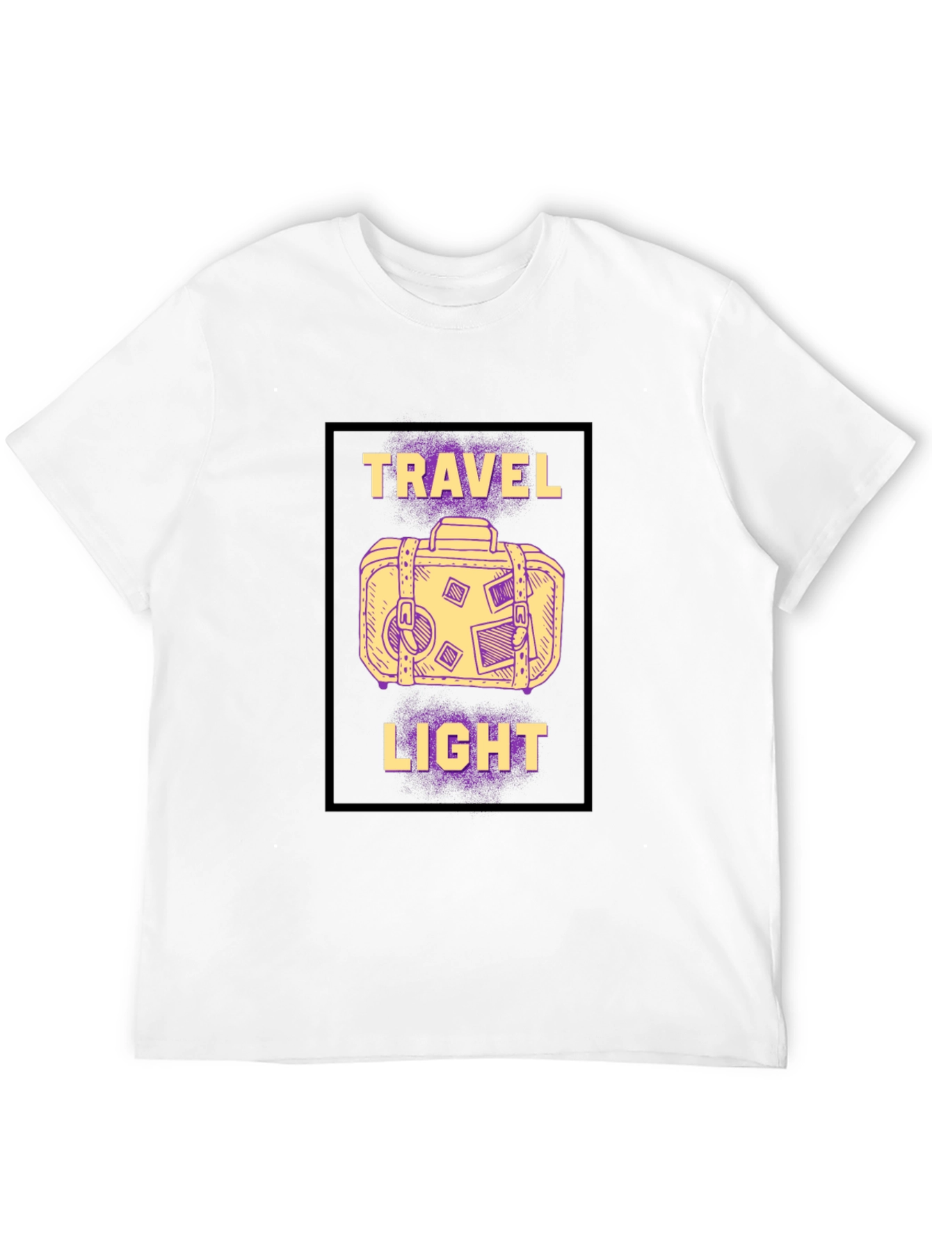 Travel Light Graphic Tee - Black T-Shirt
