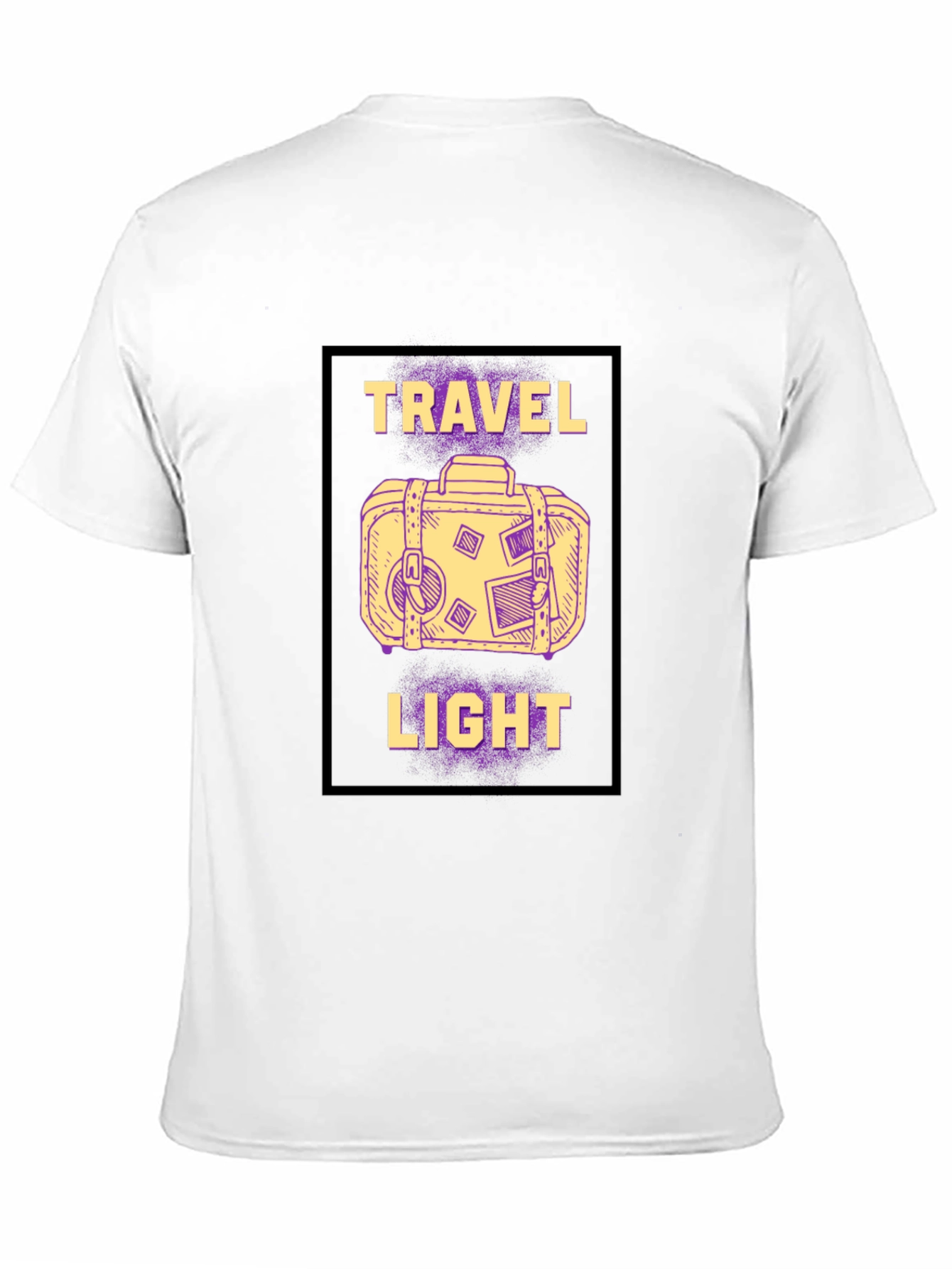 Travel Light Graphic Tee - Black T-Shirt