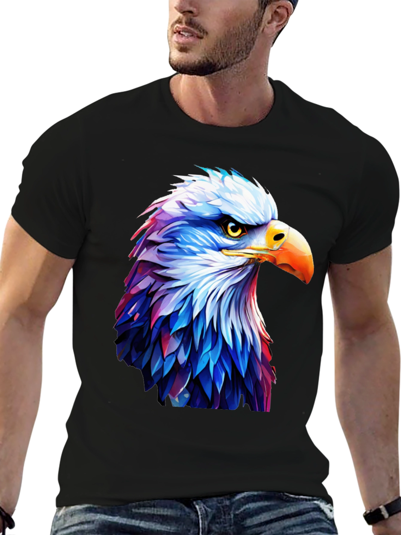 Eagle Graphic T-Shirt - Bold Patriotic Style