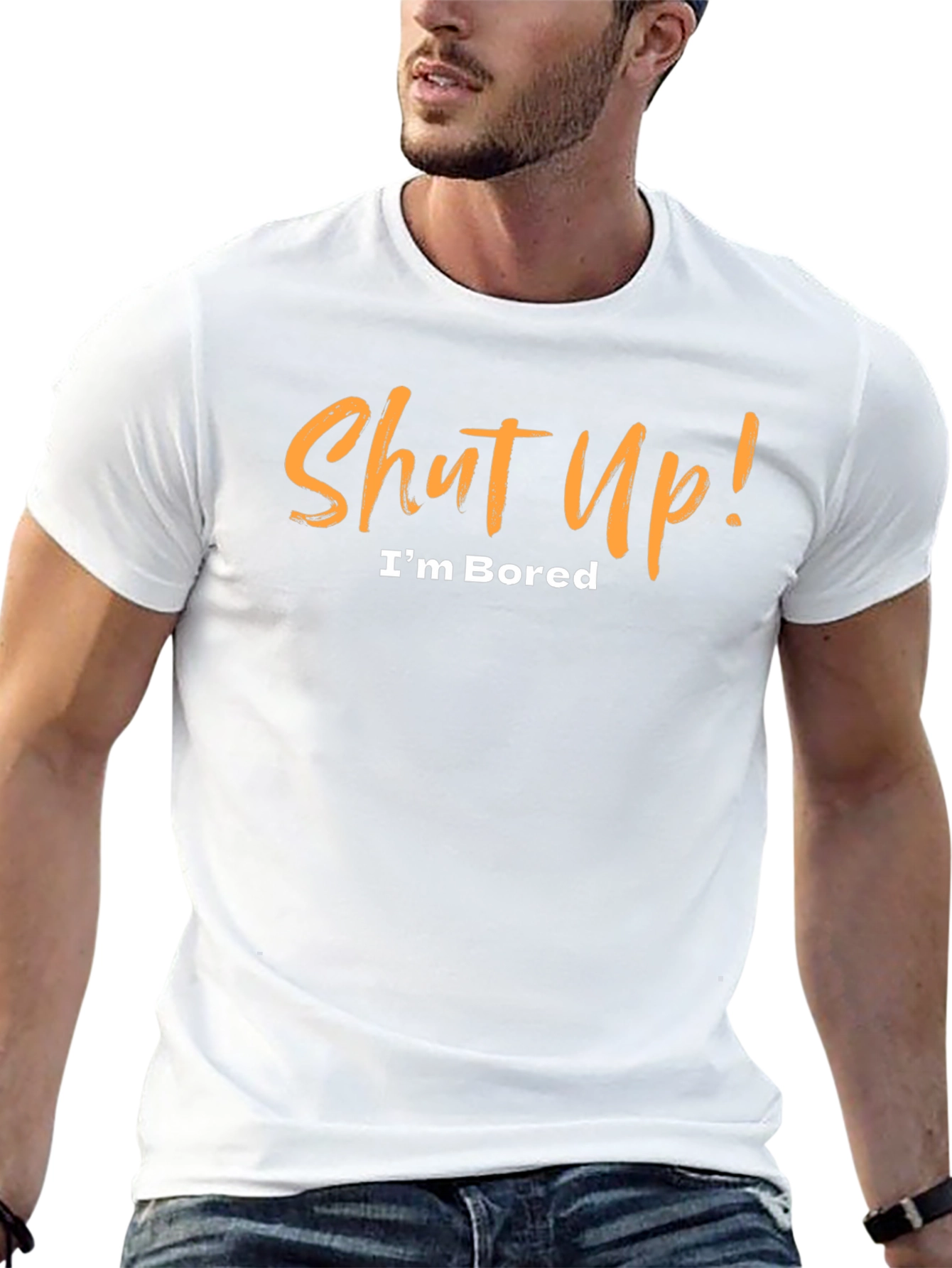 Shut Up! Im Bored Black T-Shirt