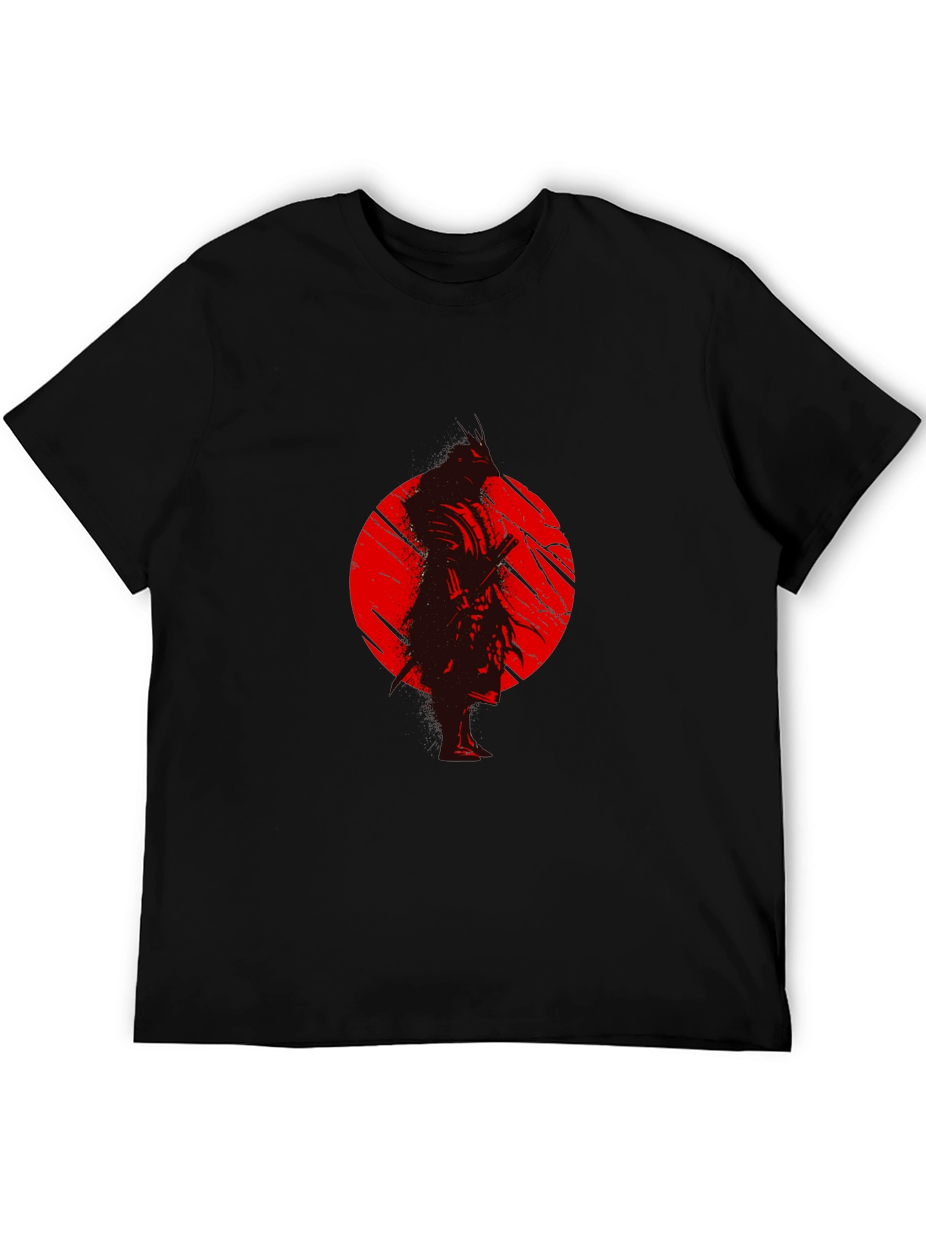 Samurai Graphic T-Shirt - Classic Black Tee