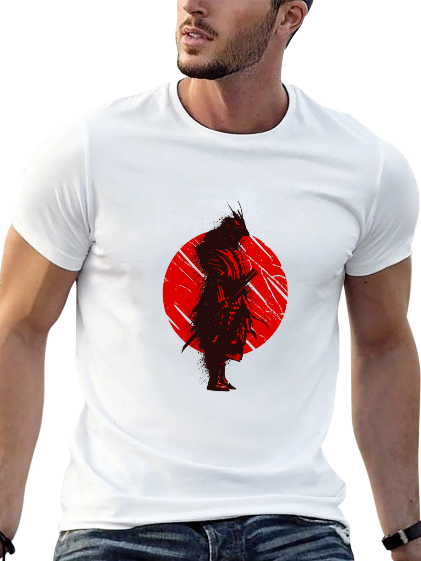 Samurai Graphic T-Shirt - Classic Black Tee