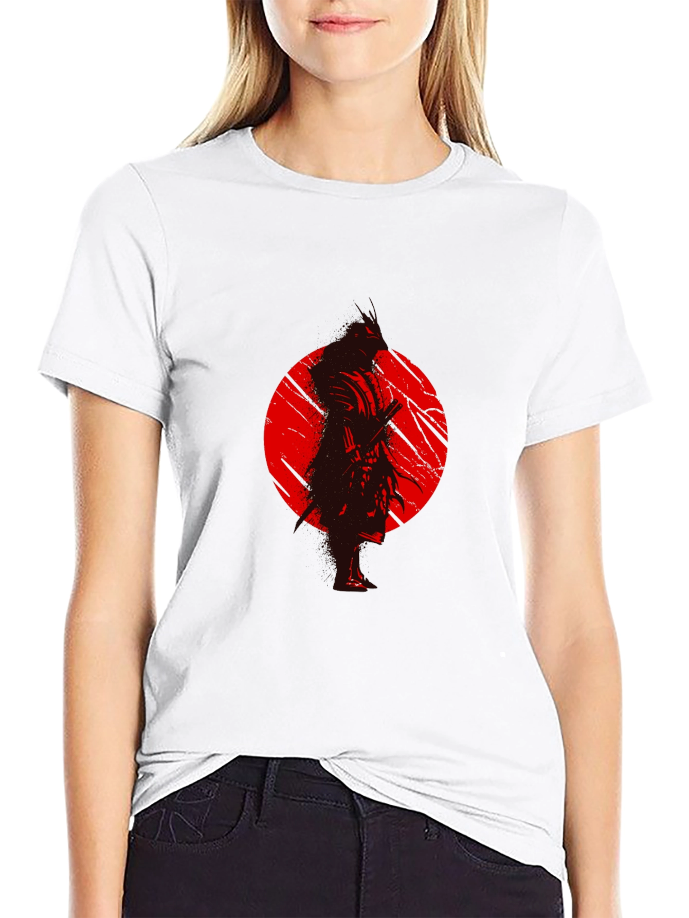 Samurai Graphic T-Shirt - Classic Black Tee