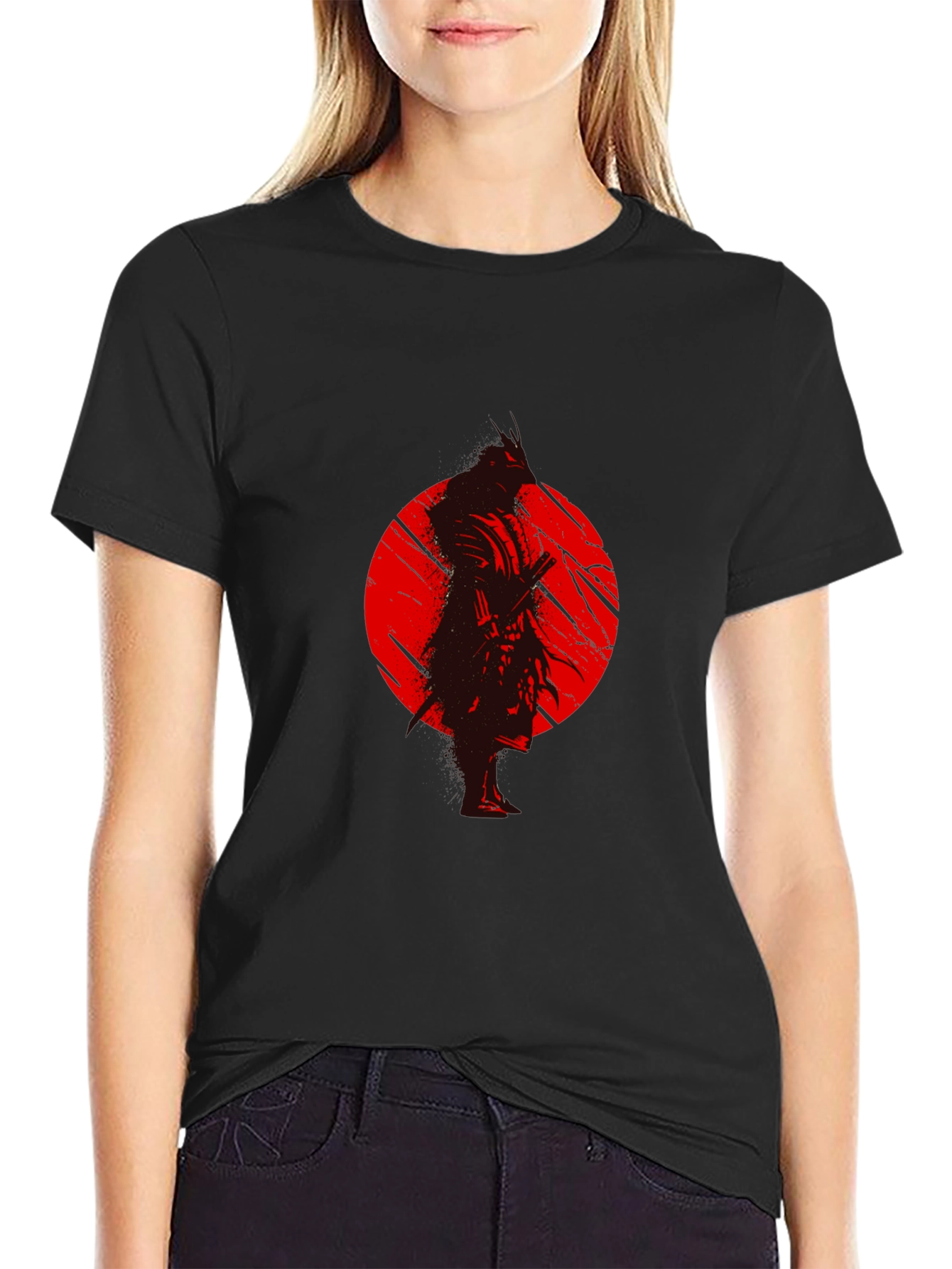 Samurai Graphic T-Shirt - Classic Black Tee