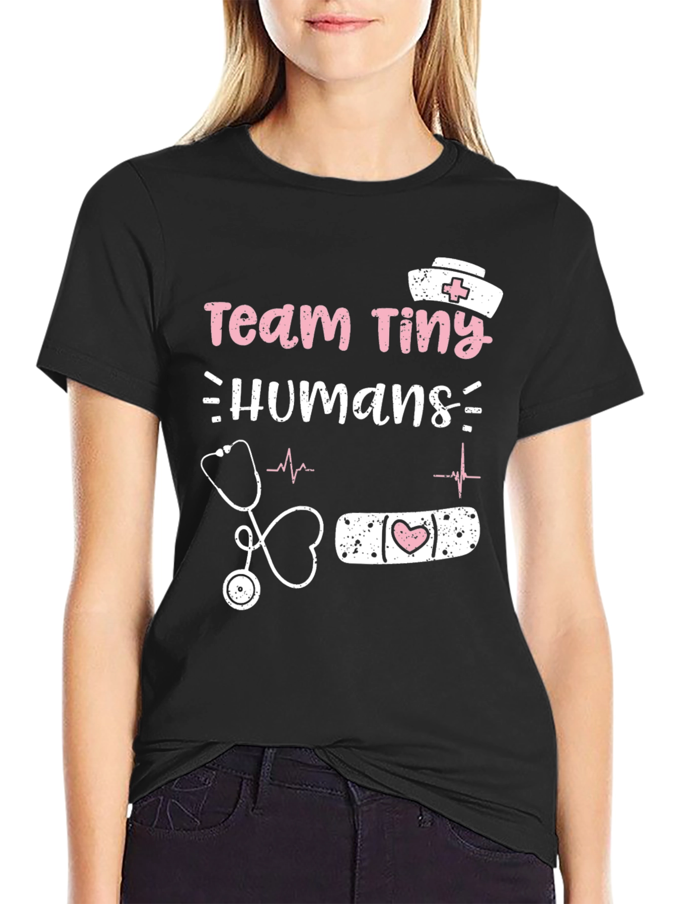 Team Tiny Humans Nurse T-Shirt