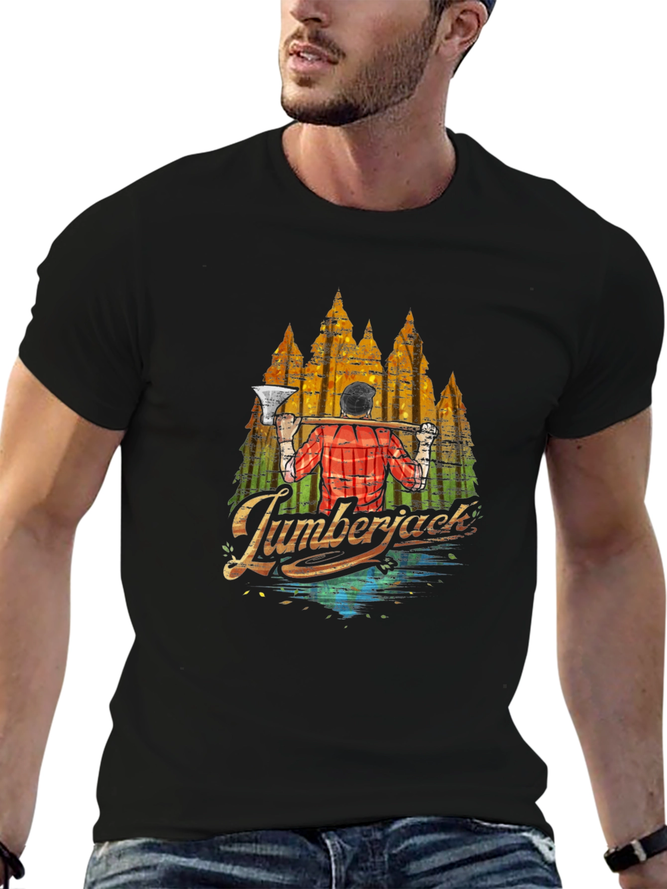Lumberjack Graphic Tee - Outdoorsman Style