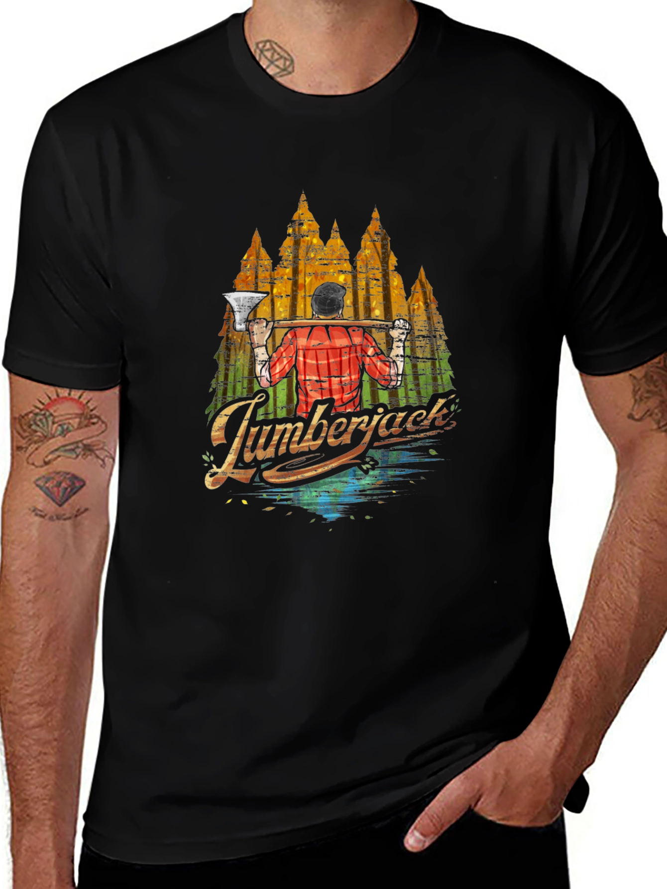 Lumberjack Graphic Tee - Outdoorsman Style