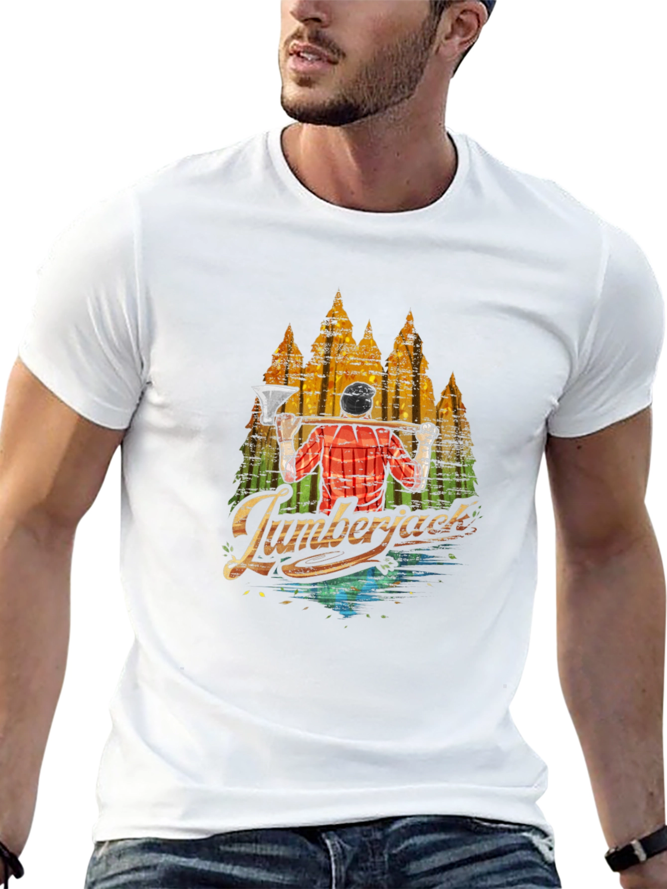 Lumberjack Graphic Tee - Outdoorsman Style