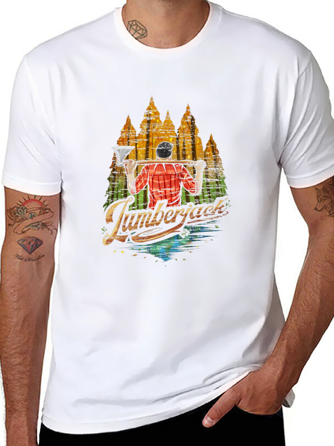 Lumberjack Graphic Tee - Outdoorsman Style