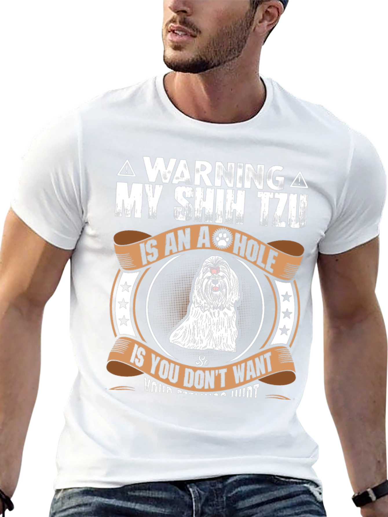 Warning Shih Tzu T-Shirt