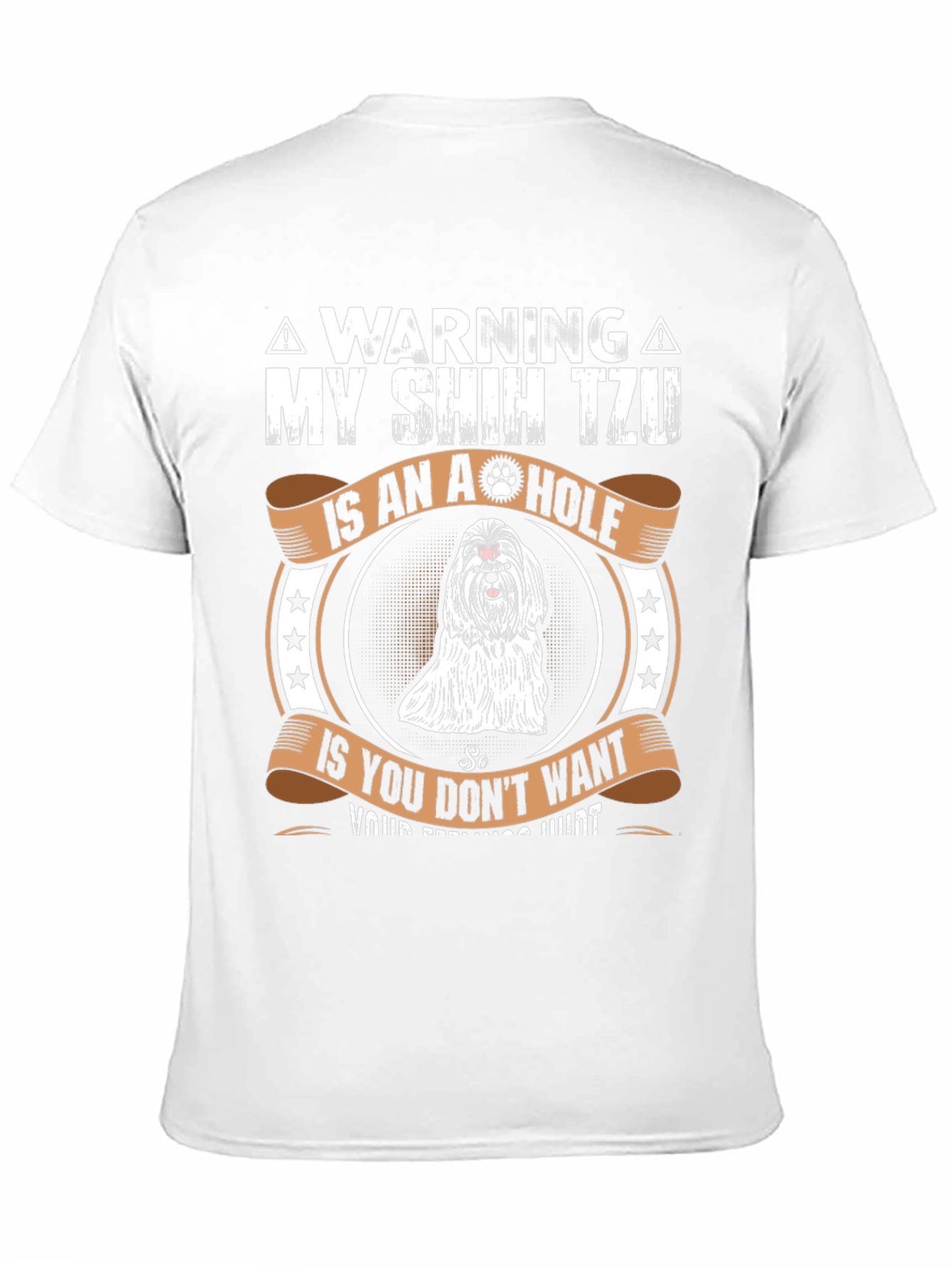 Warning Shih Tzu T-Shirt