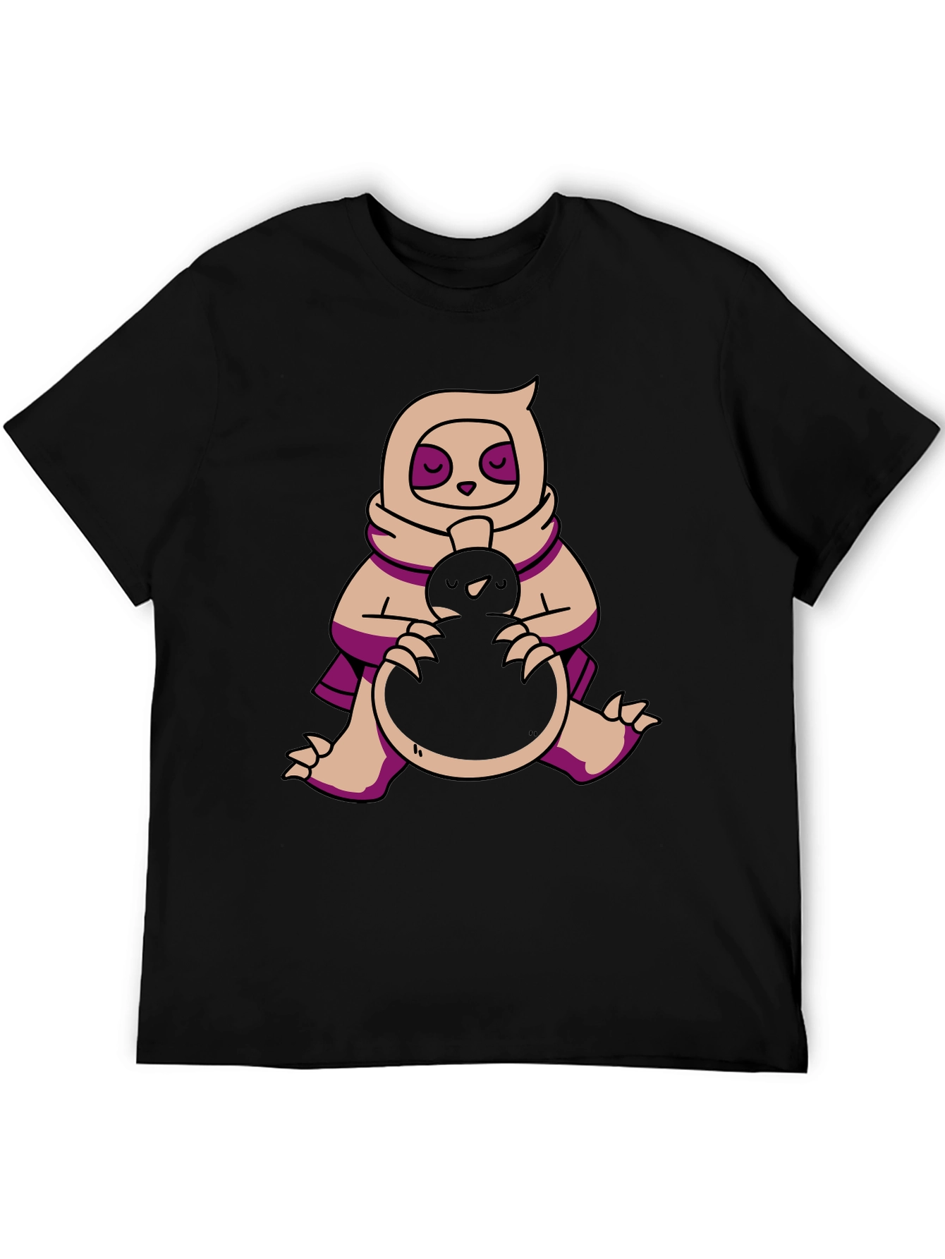 Sloth & Bird T-Shirt - Cute Graphic Tee
