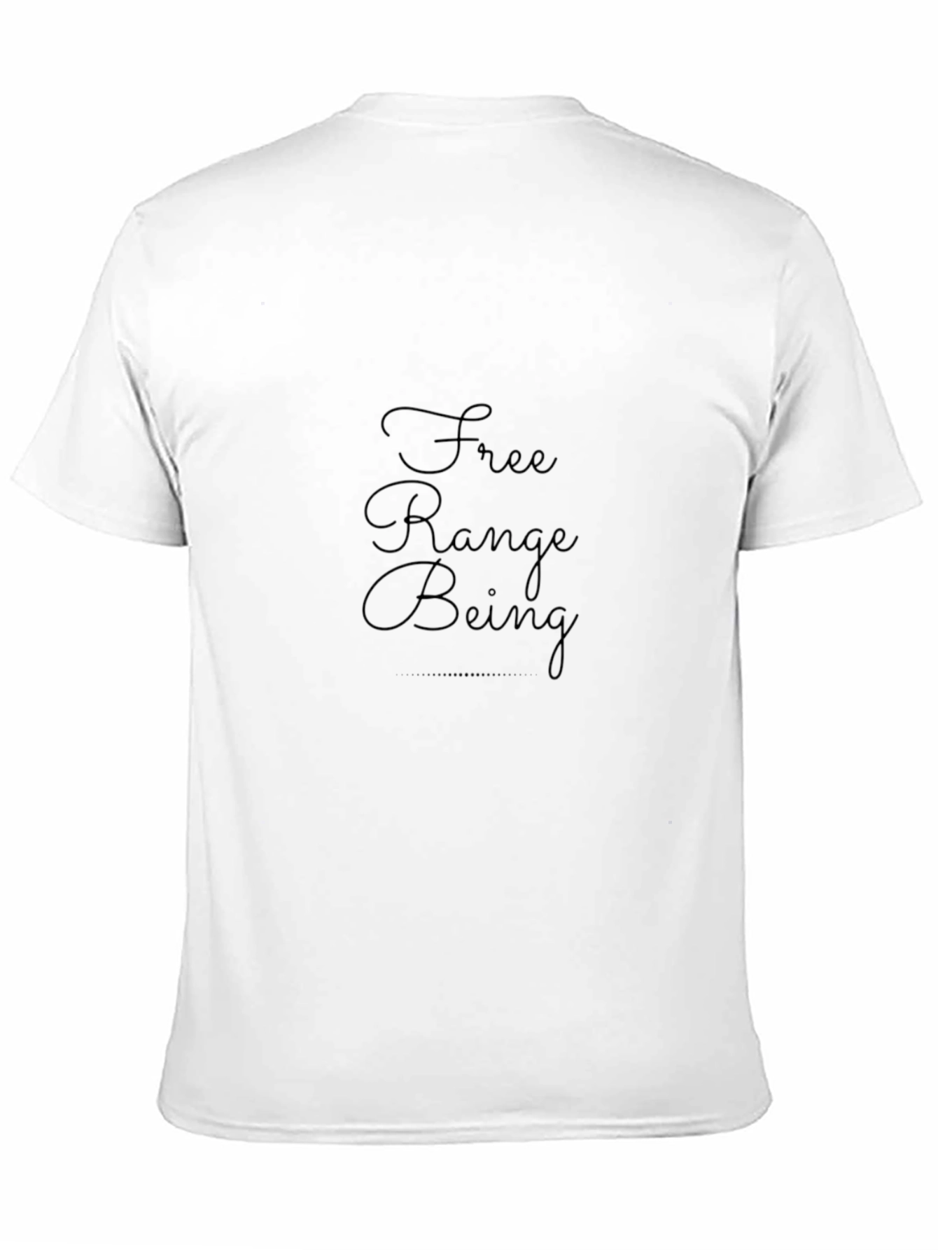 Free Range Being Black T-Shirt - Casual Comfort