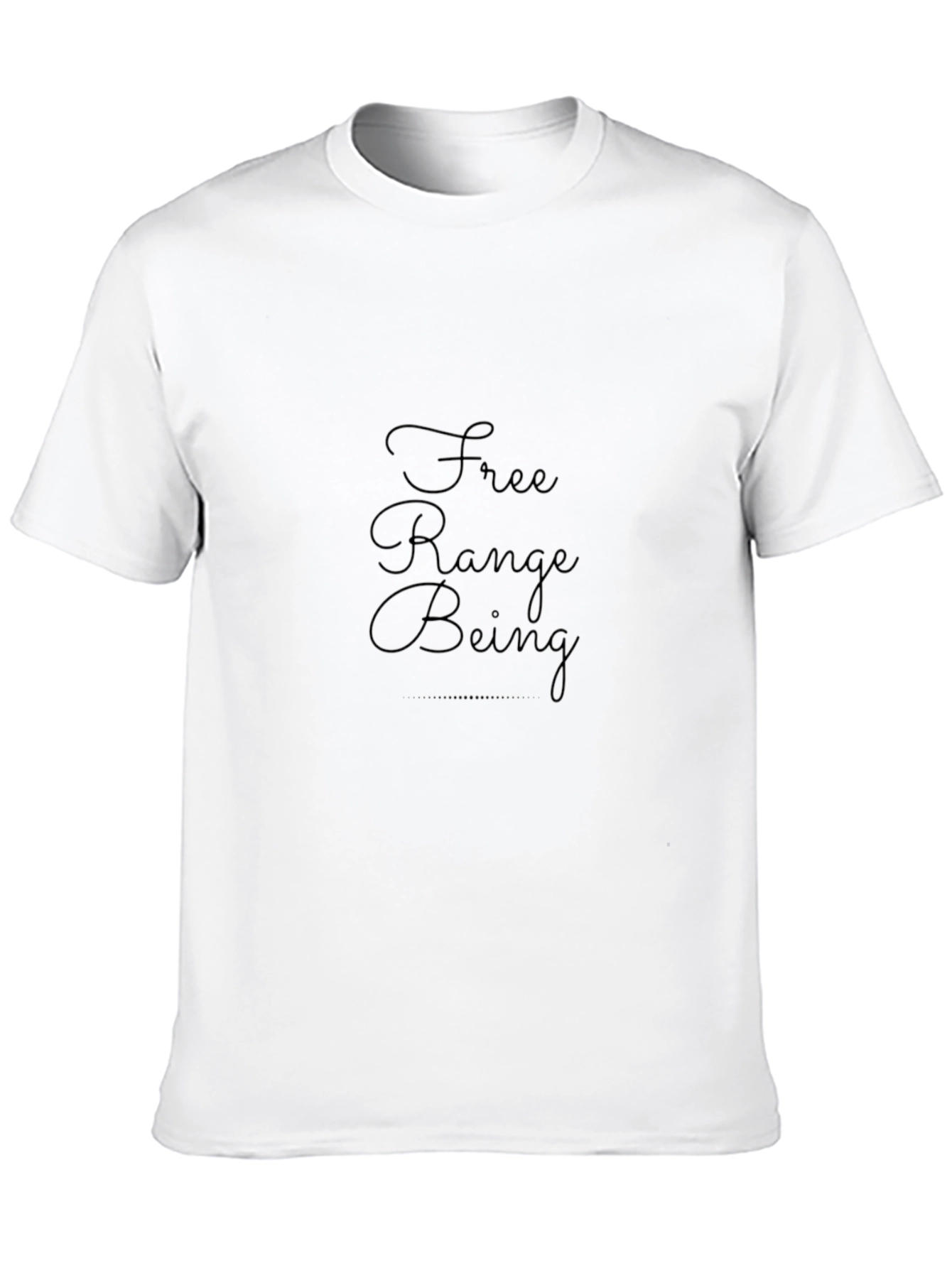 Free Range Being Black T-Shirt - Casual Comfort