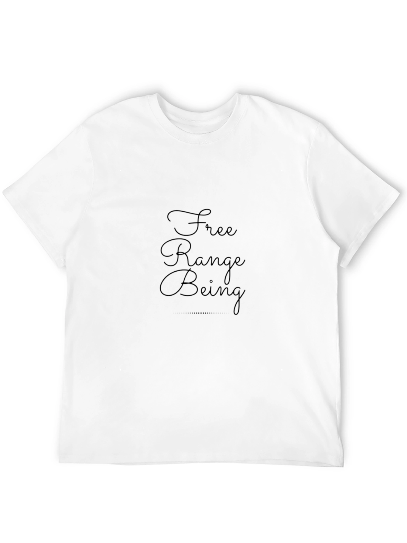 Free Range Being Black T-Shirt - Casual Comfort