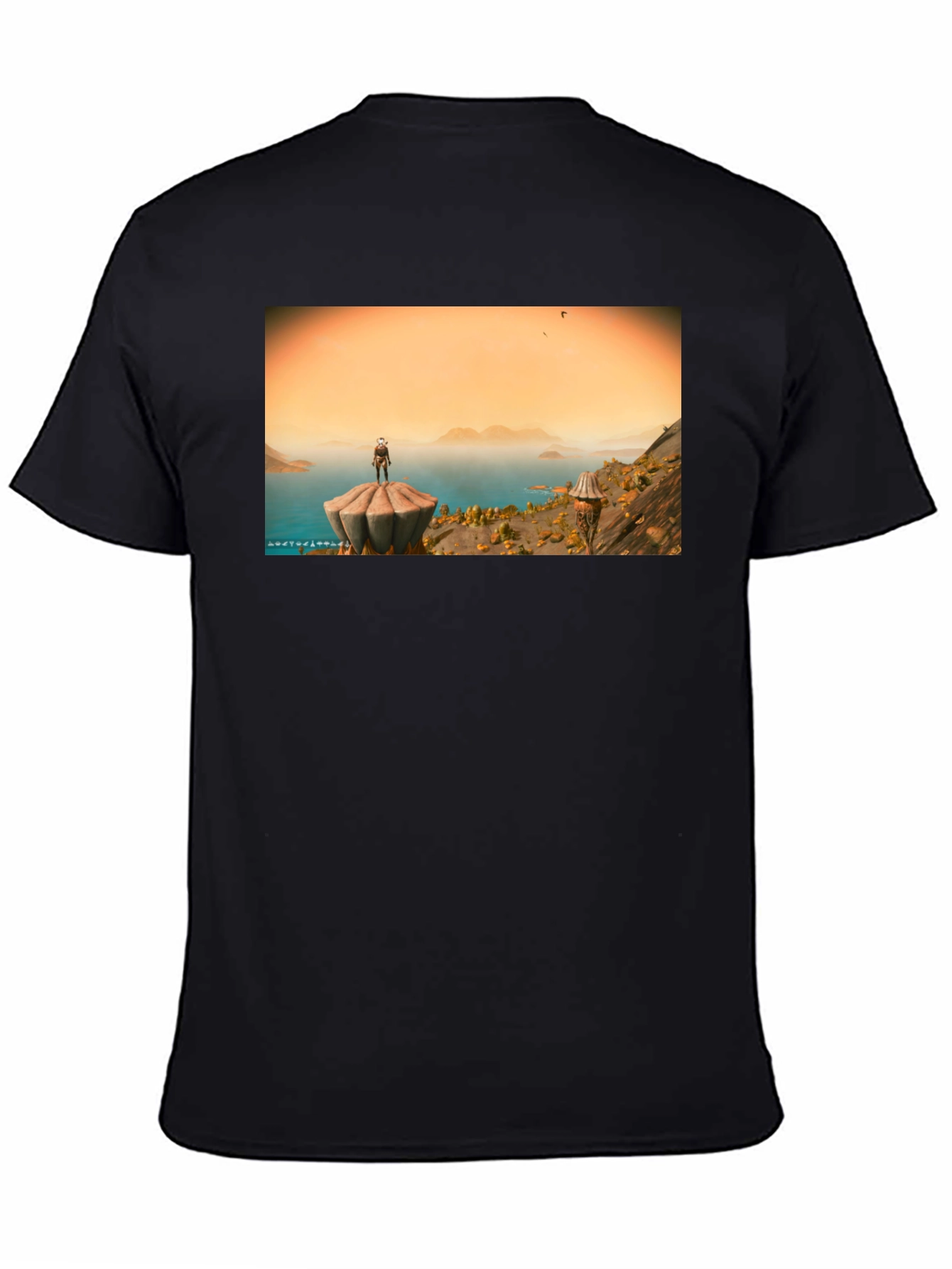 No Mans Sky T-Shirt Black Cotton Blend