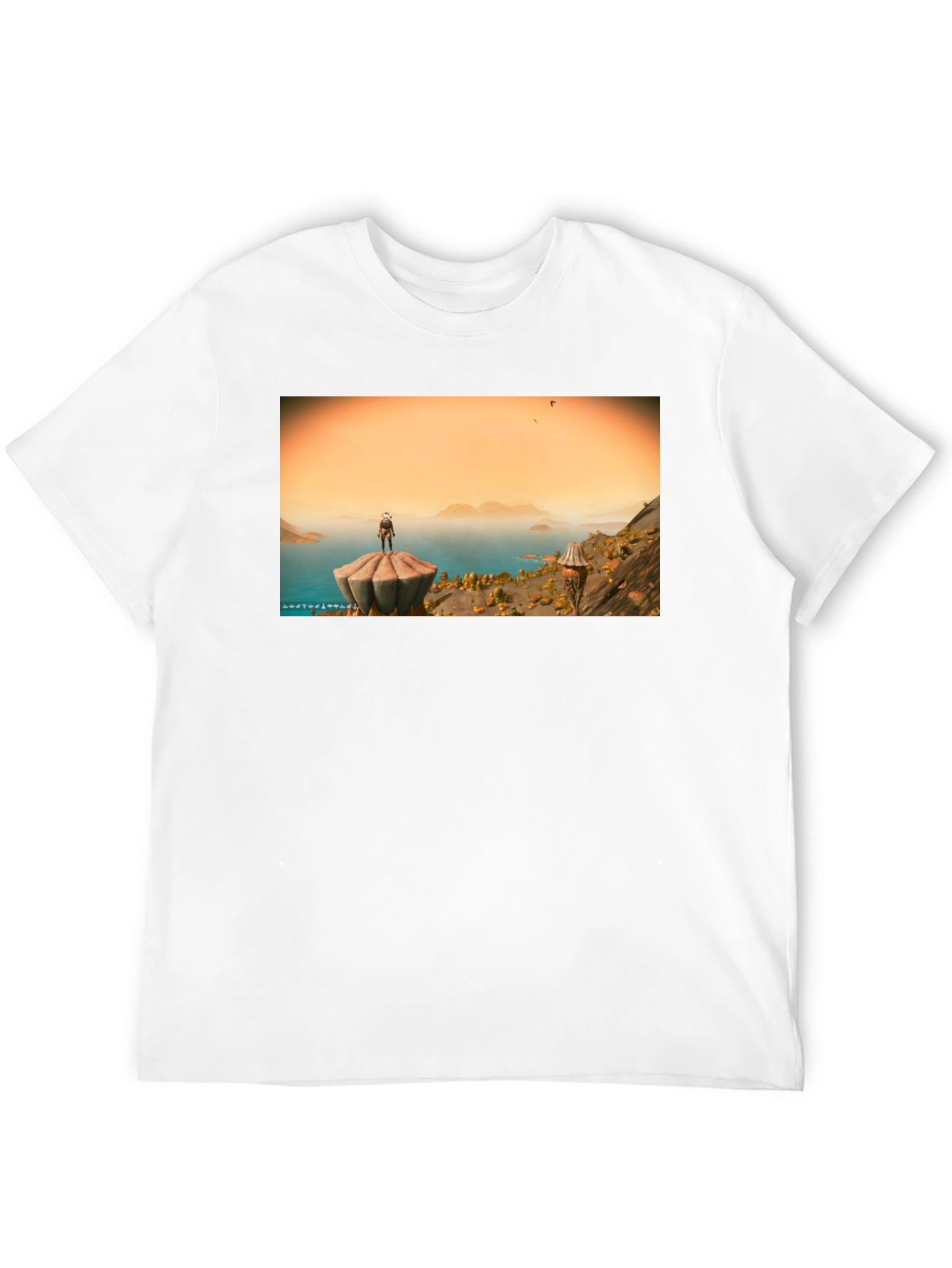 No Mans Sky T-Shirt Black Cotton Blend