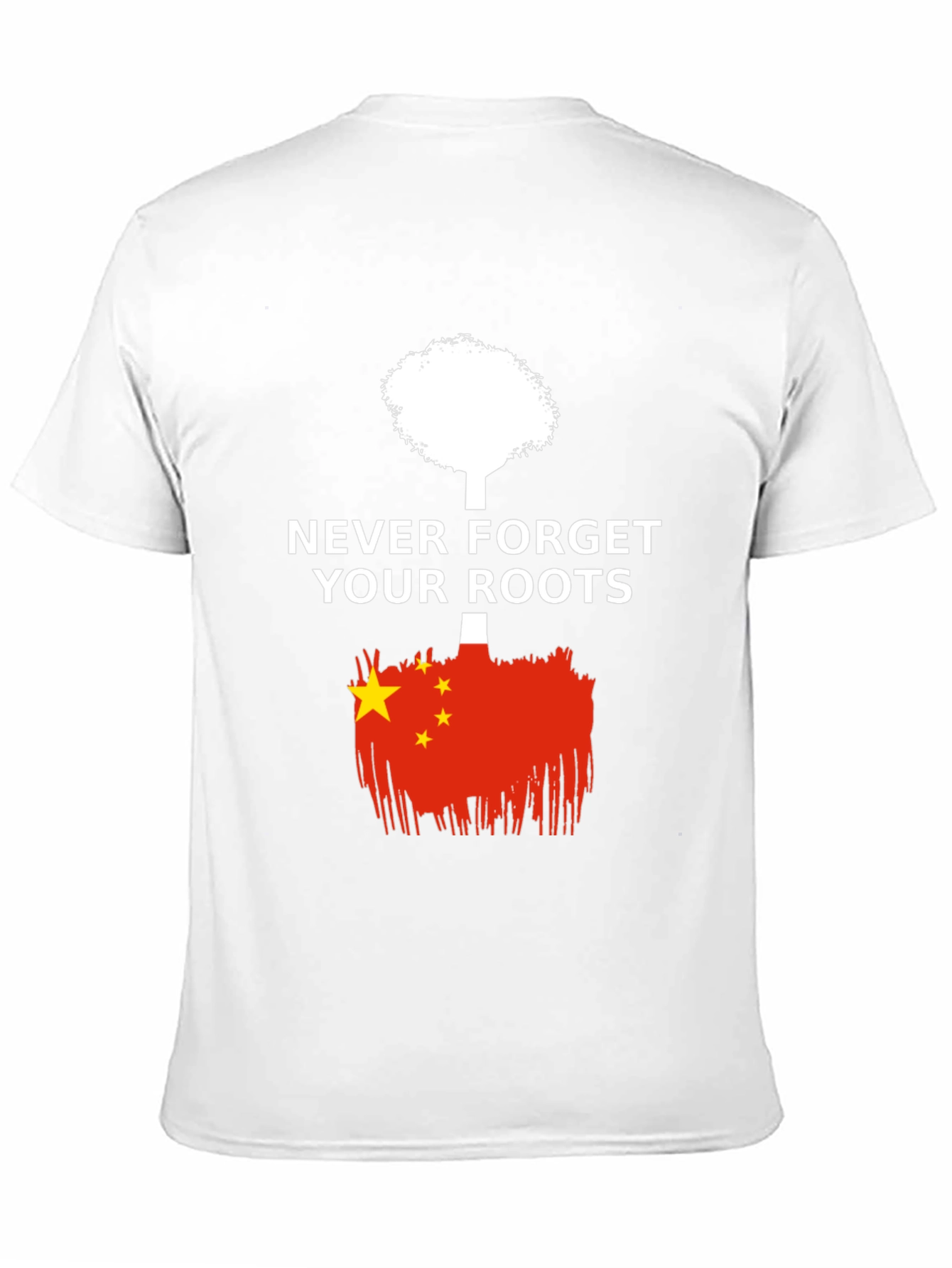 Never Forget Roots China Flag T-Shirt