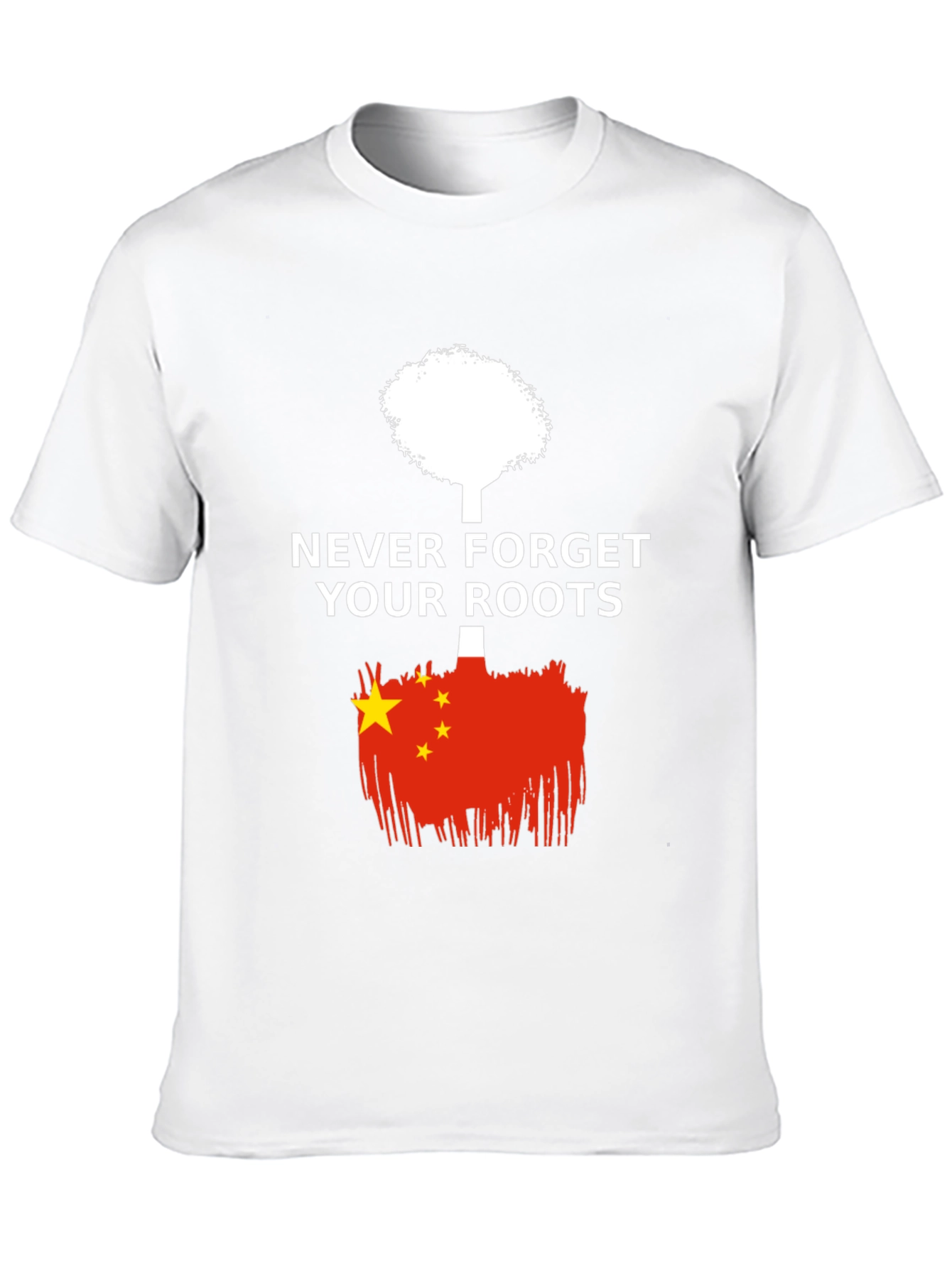 Never Forget Roots China Flag T-Shirt