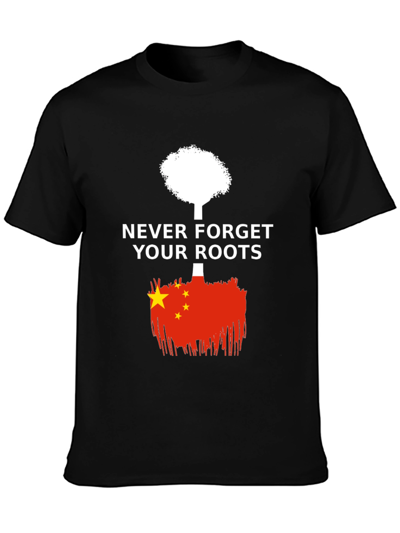 Never Forget Roots China Flag T-Shirt