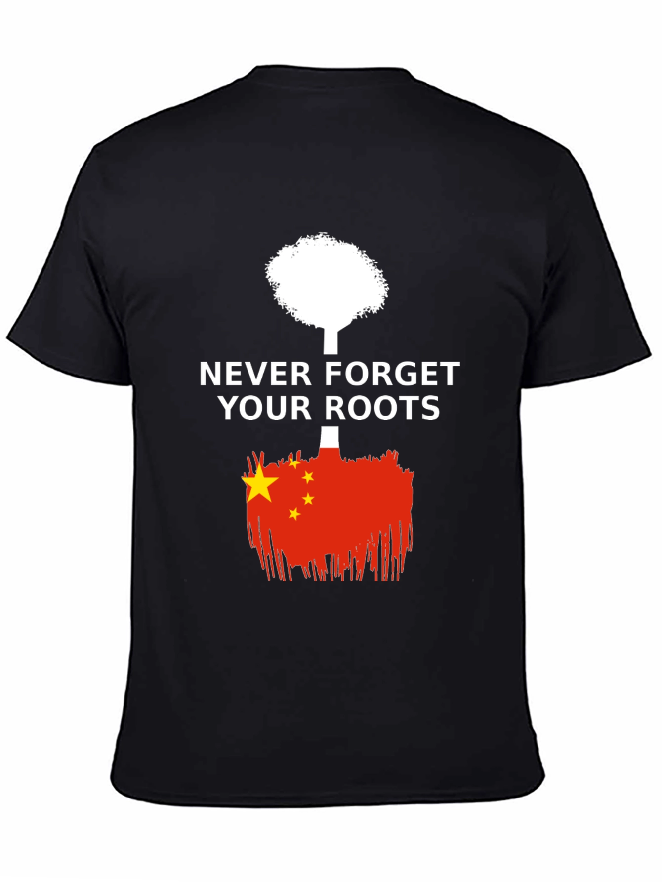 Never Forget Roots China Flag T-Shirt
