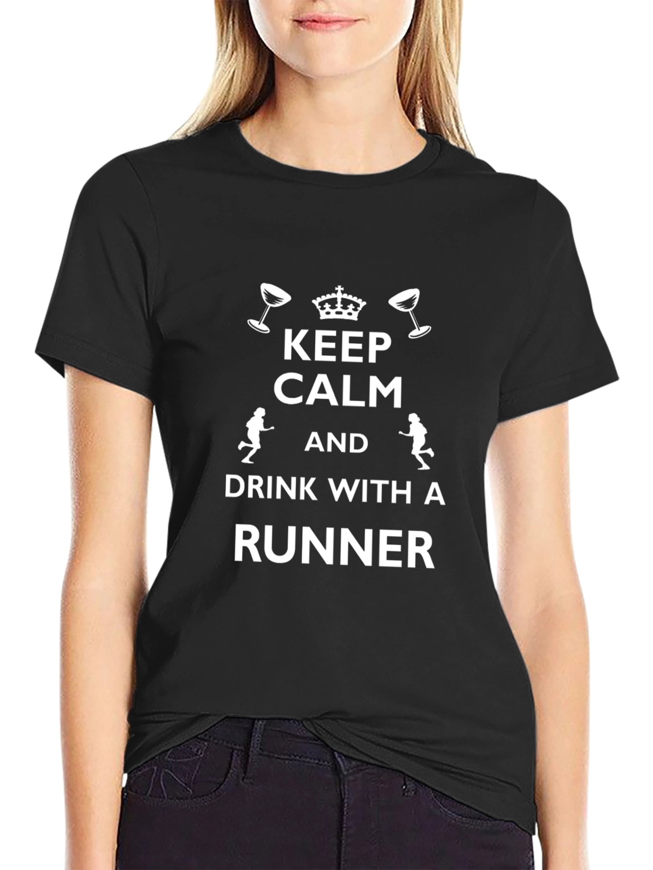 Keep Calm and Drink With A Runner T-Shirt