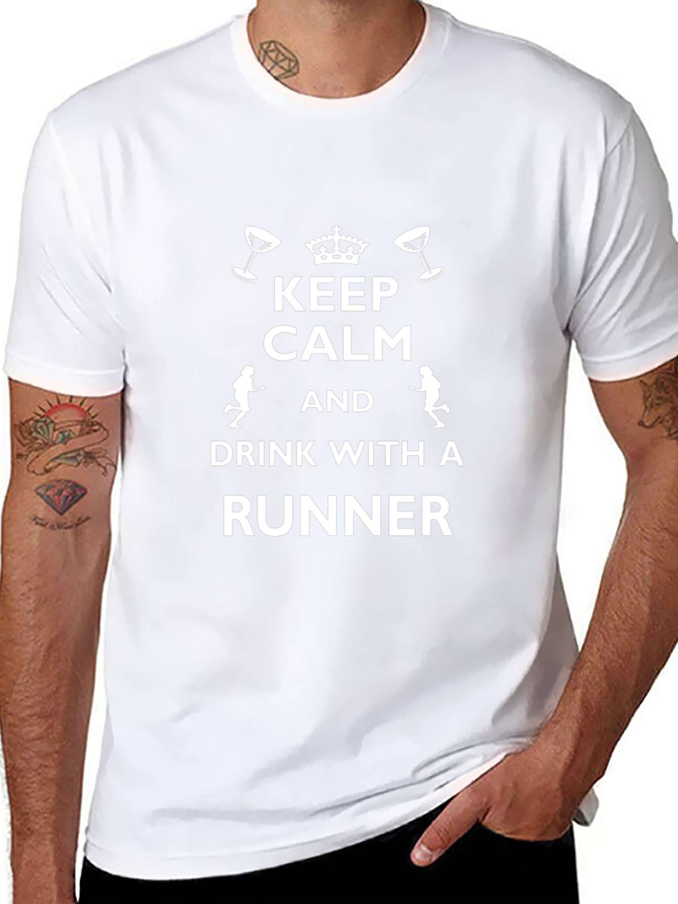 Keep Calm and Drink With A Runner T-Shirt