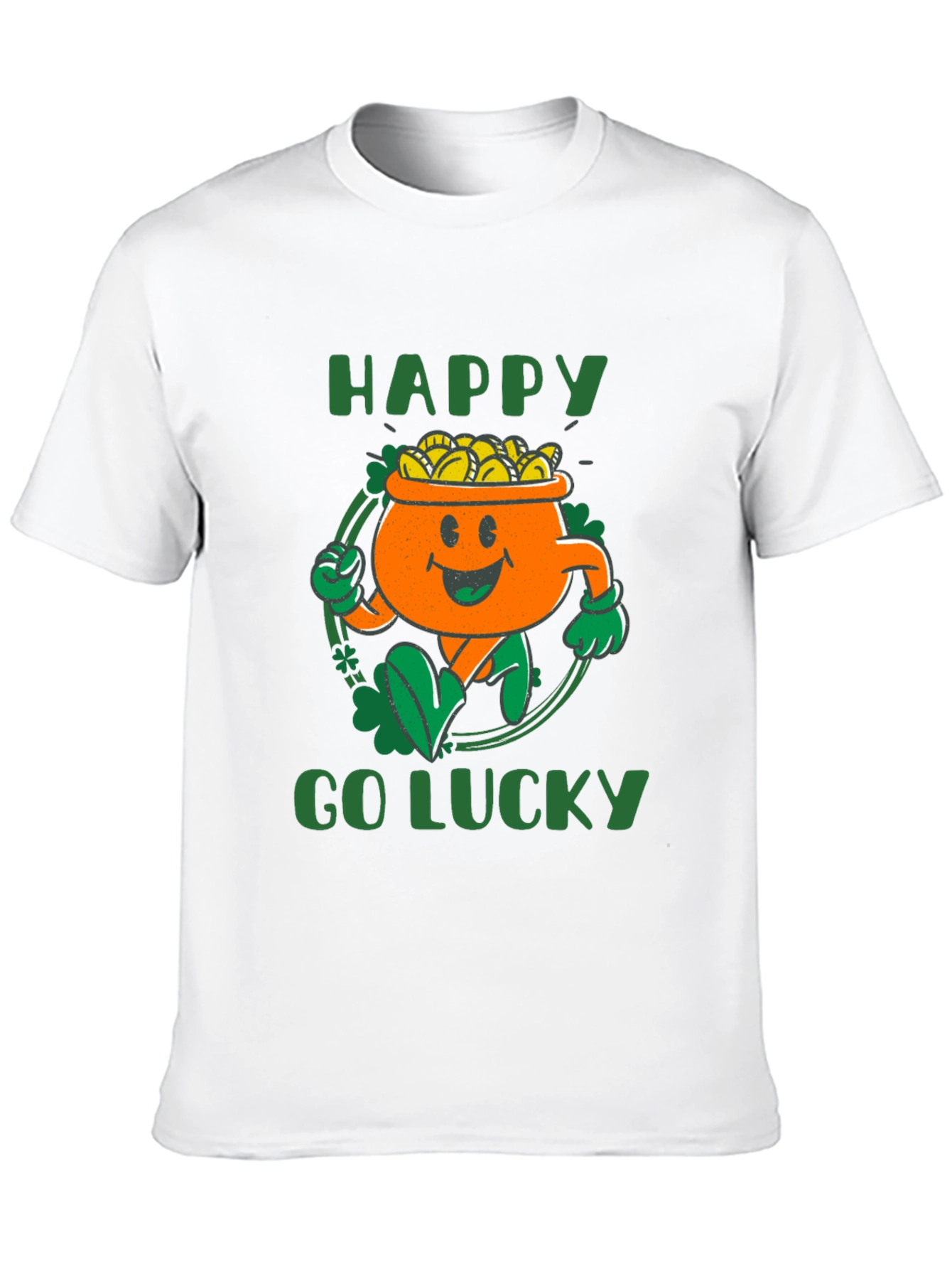 St. Patricks Day Graphic Tee - Happy Go Lucky