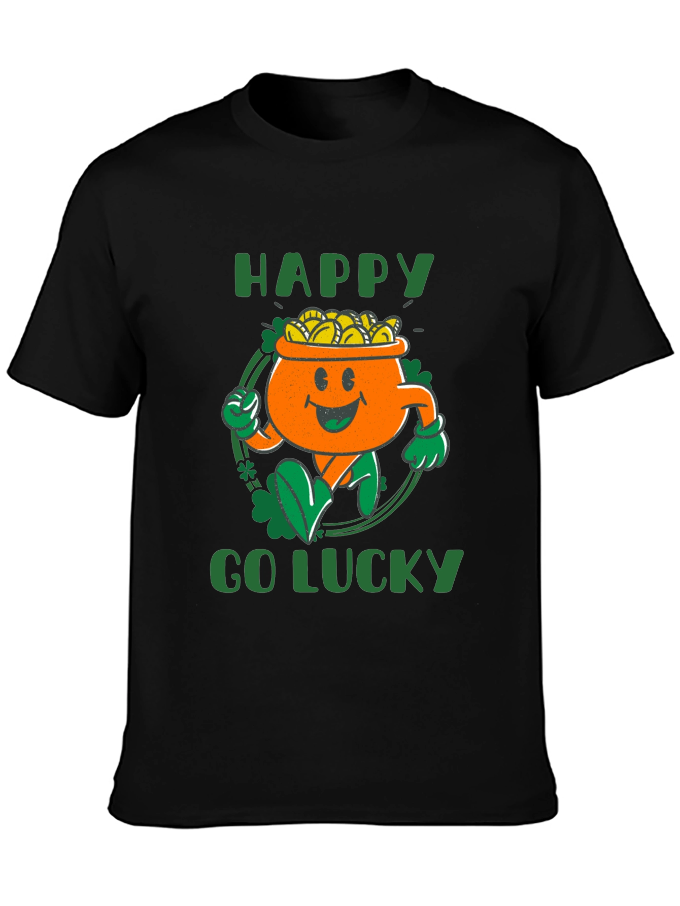 St. Patricks Day Graphic Tee - Happy Go Lucky