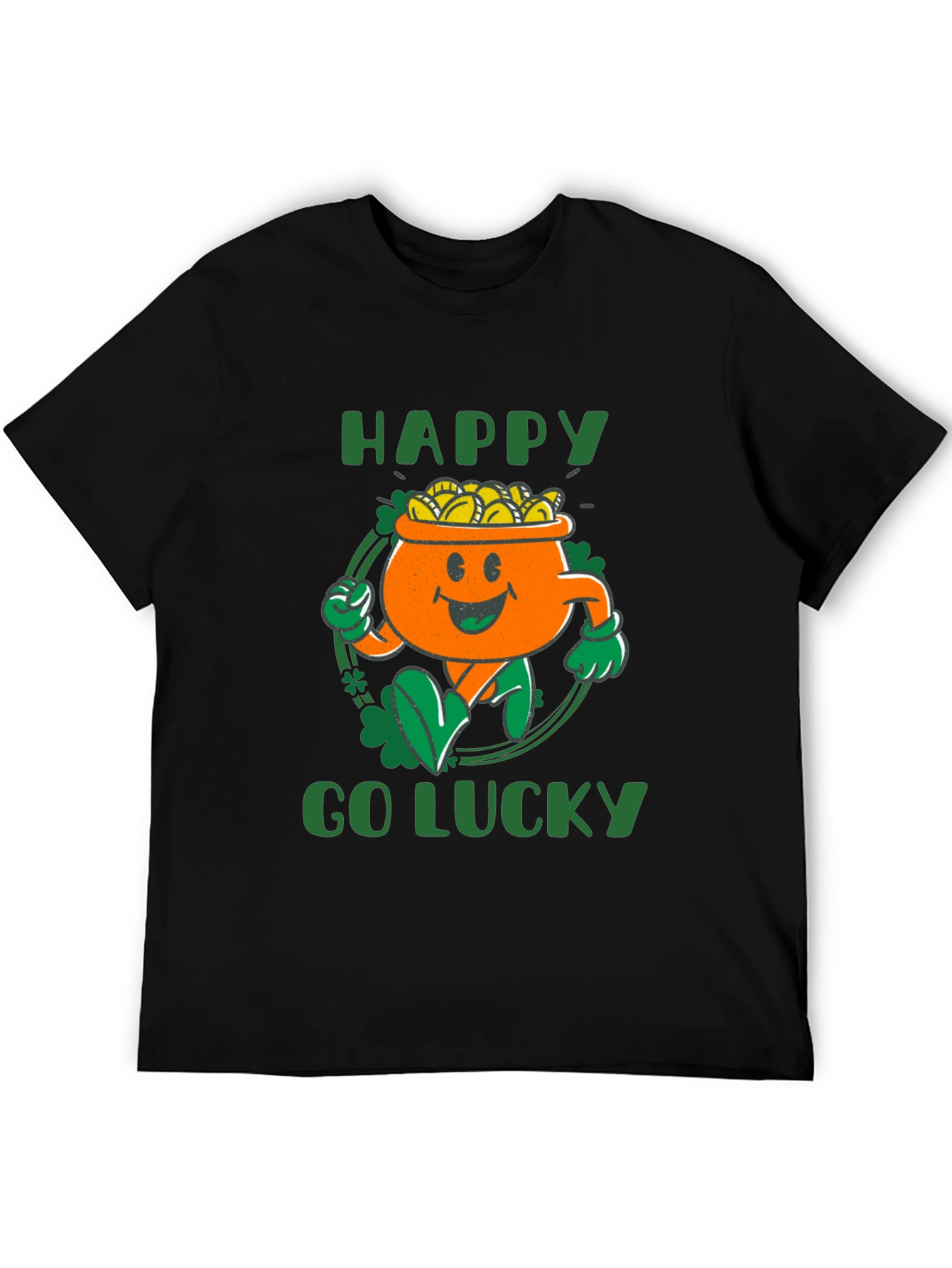 St. Patricks Day Graphic Tee - Happy Go Lucky