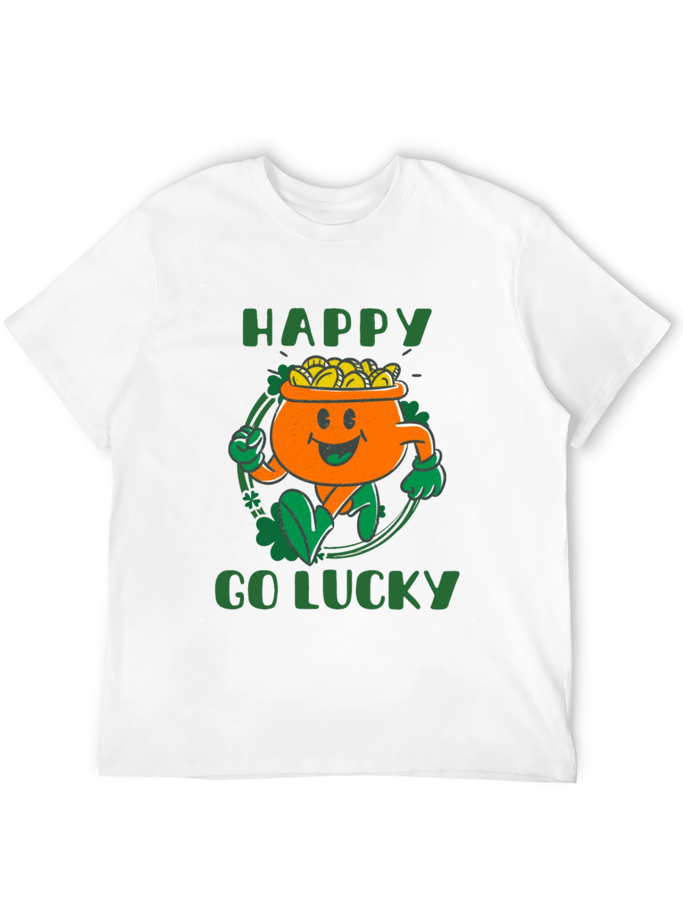 St. Patricks Day Graphic Tee - Happy Go Lucky