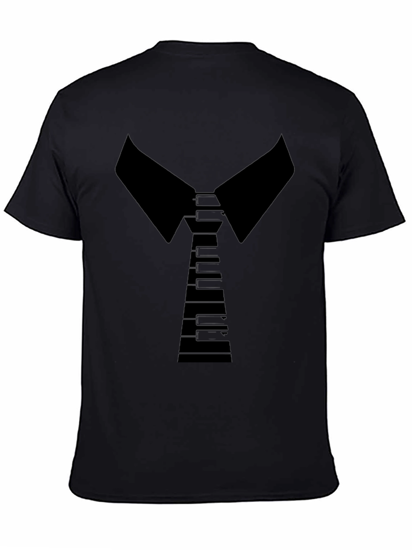 Piano Tie T-Shirt - Stylish Musician Tee
