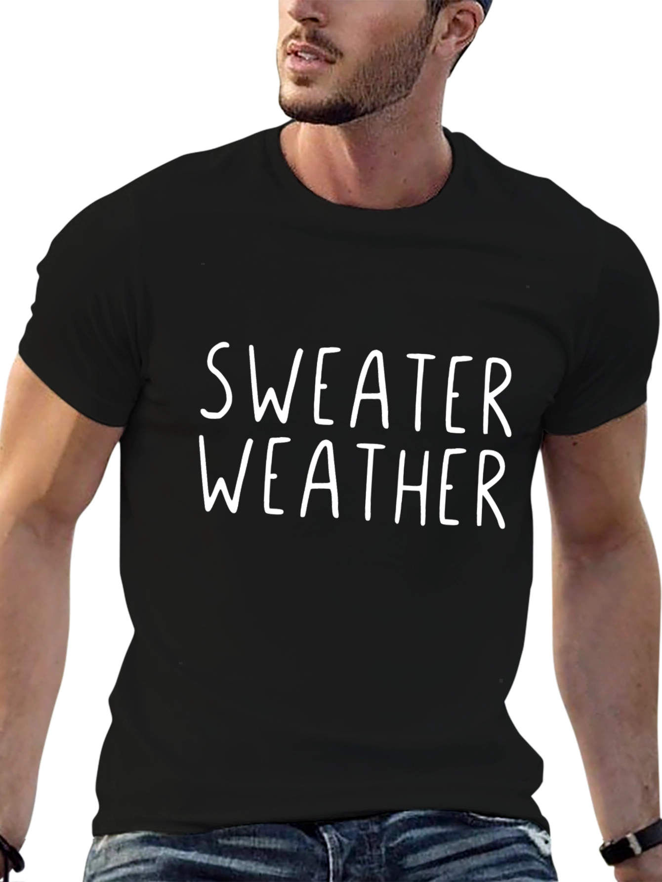 Sweater Weather Graphic Tee - Soft Cotton Blend